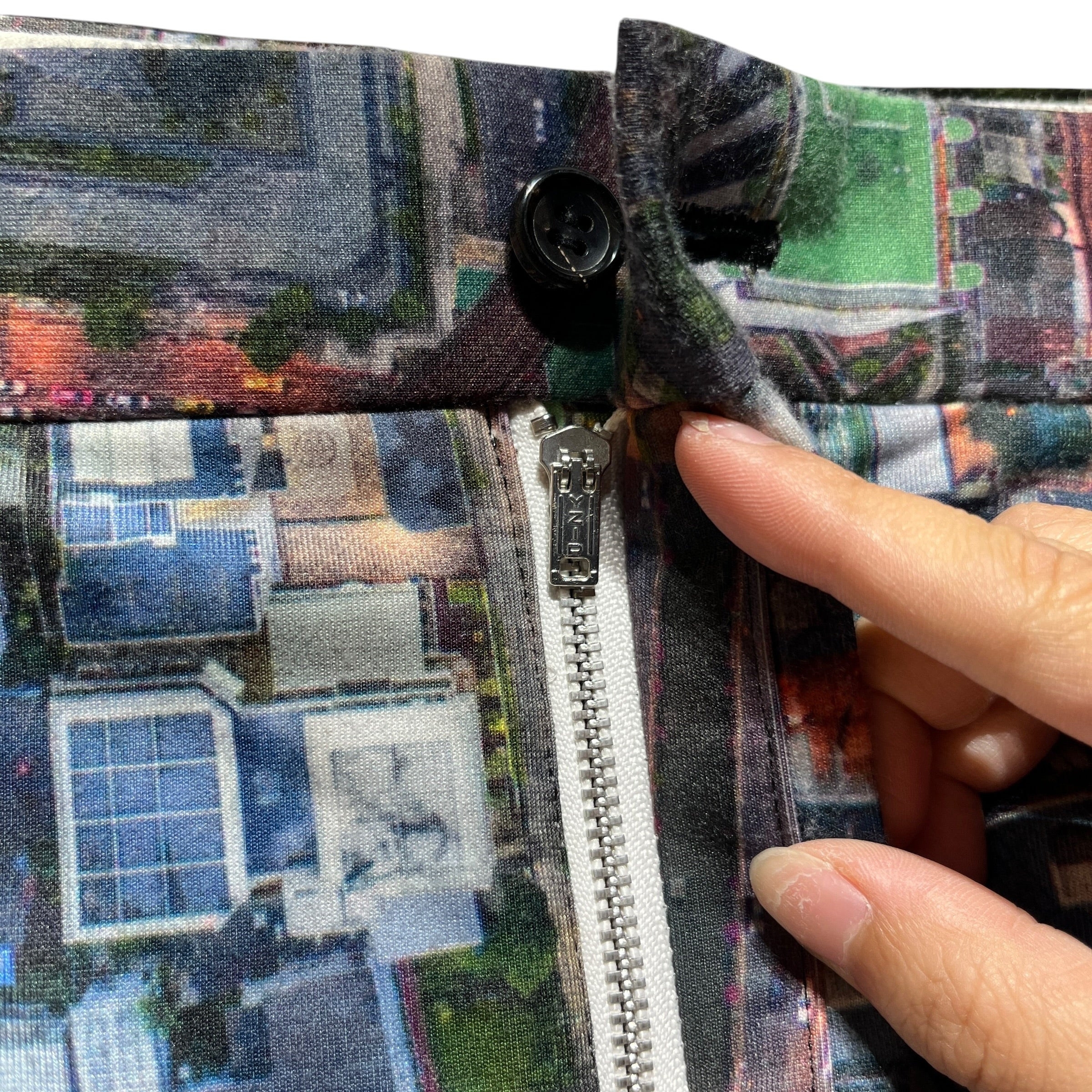 COMME des GARCONS HOMME PLUS/Shorts/S/Cotton/BLU/All Over Print/CITYSCAPE TAILORED view 4