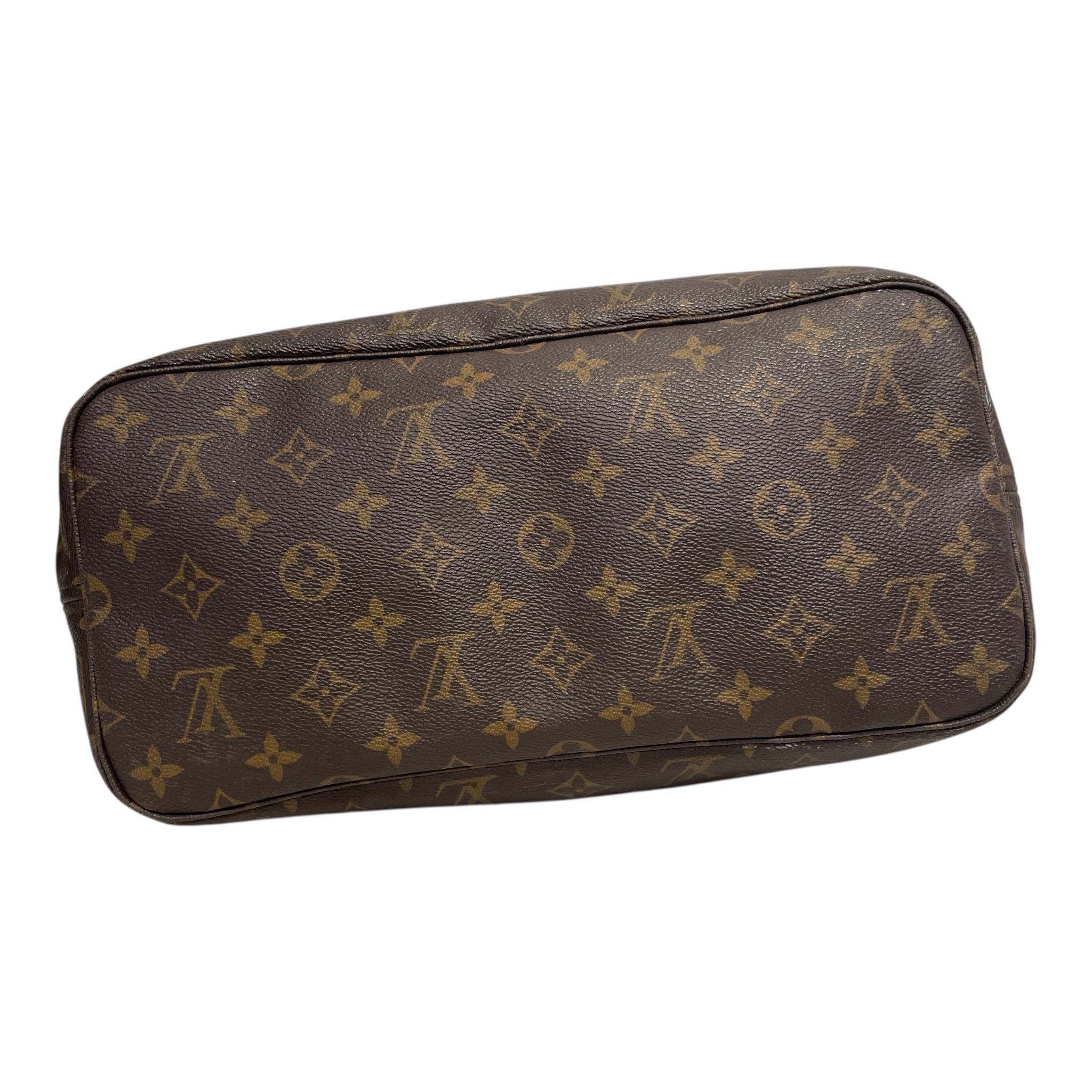 LOUIS VUITTON/Cross Body Bag/Monogram/Leather/BRW/NEVERFULL view 3