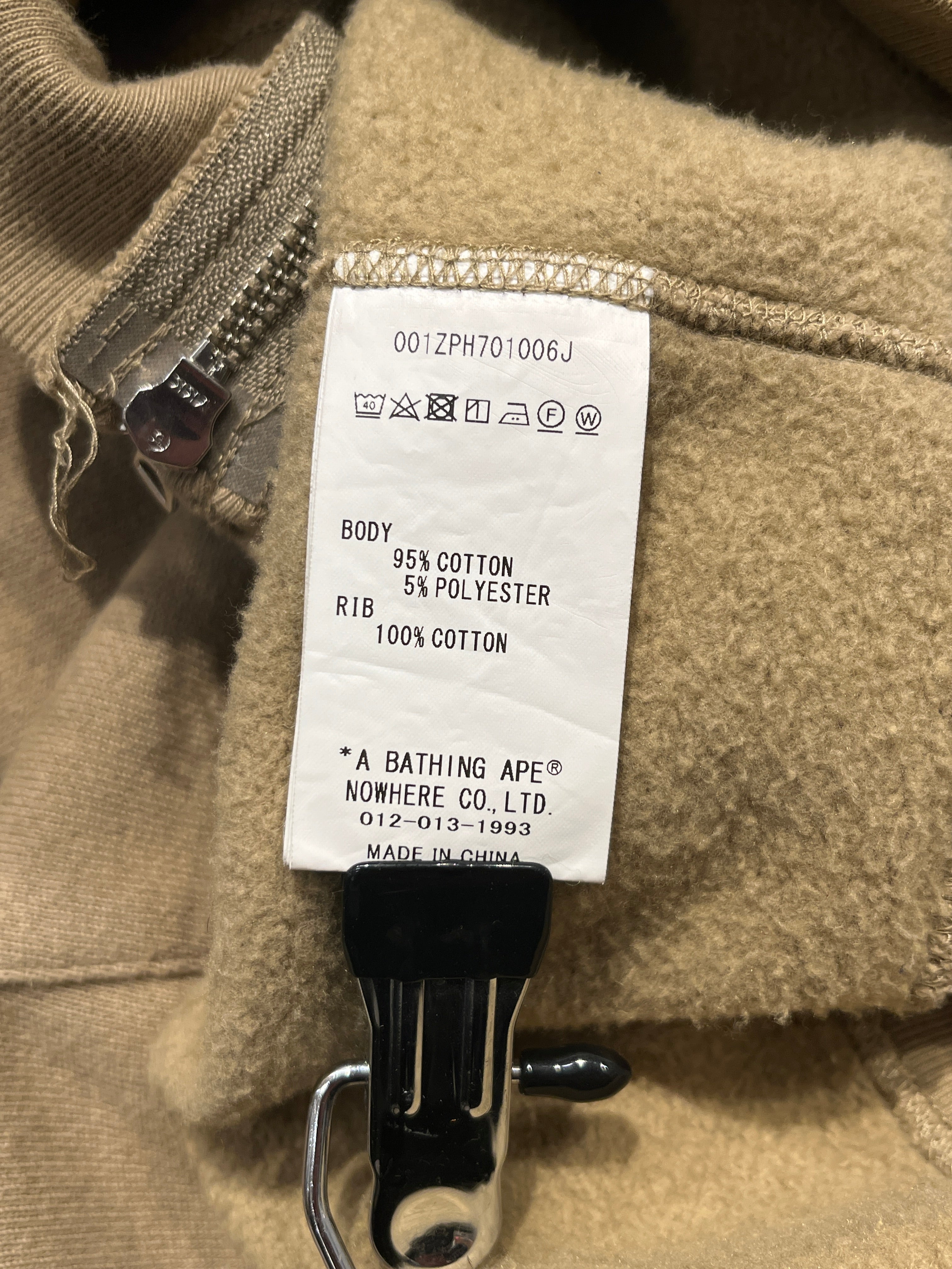 URSUS BAPE/Hoodie/Cotton/CML/ view 4