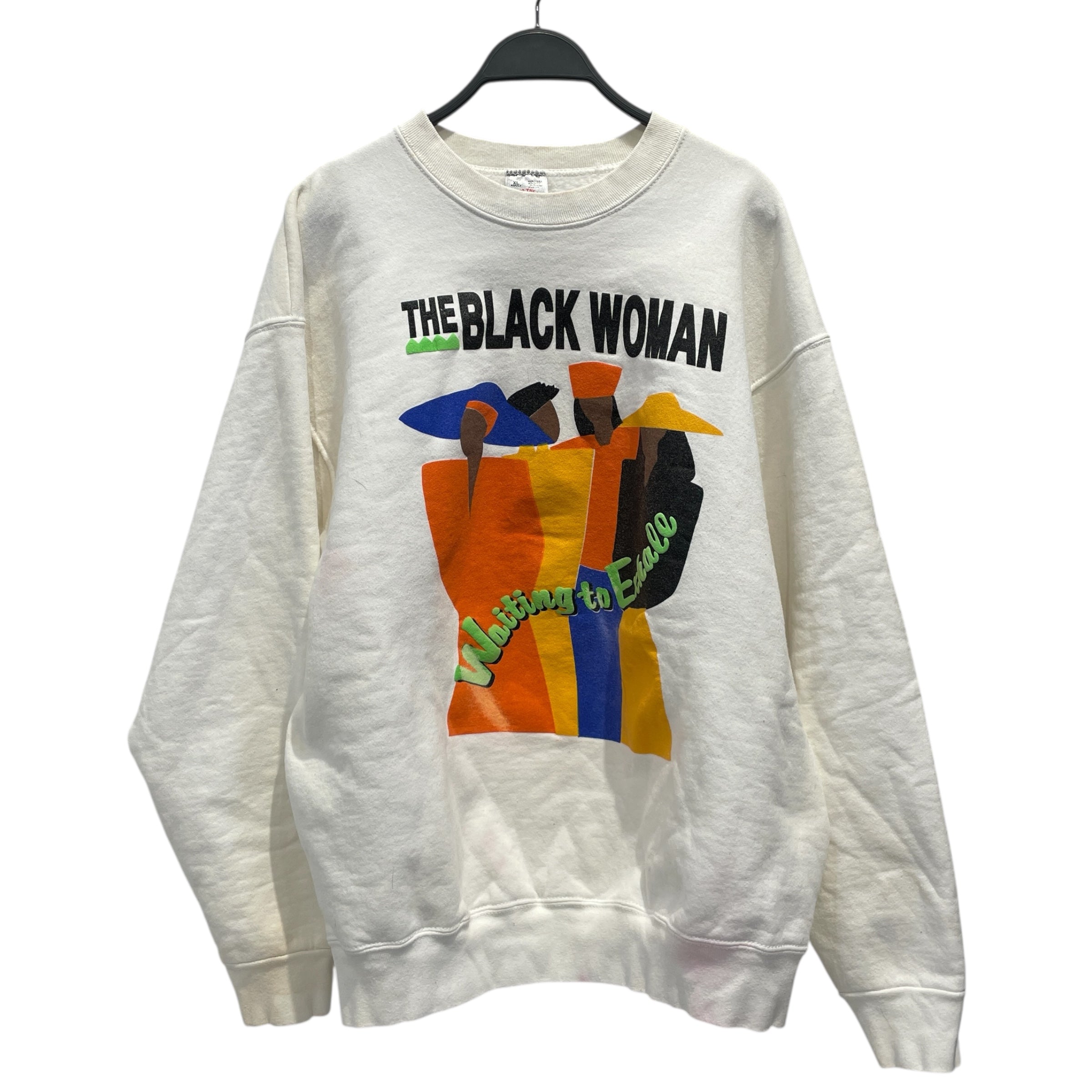 FRUIT OF THE LOOM/Sweater/XL/Graphic/Cotton/WHT/Waiting To Exhale view 1