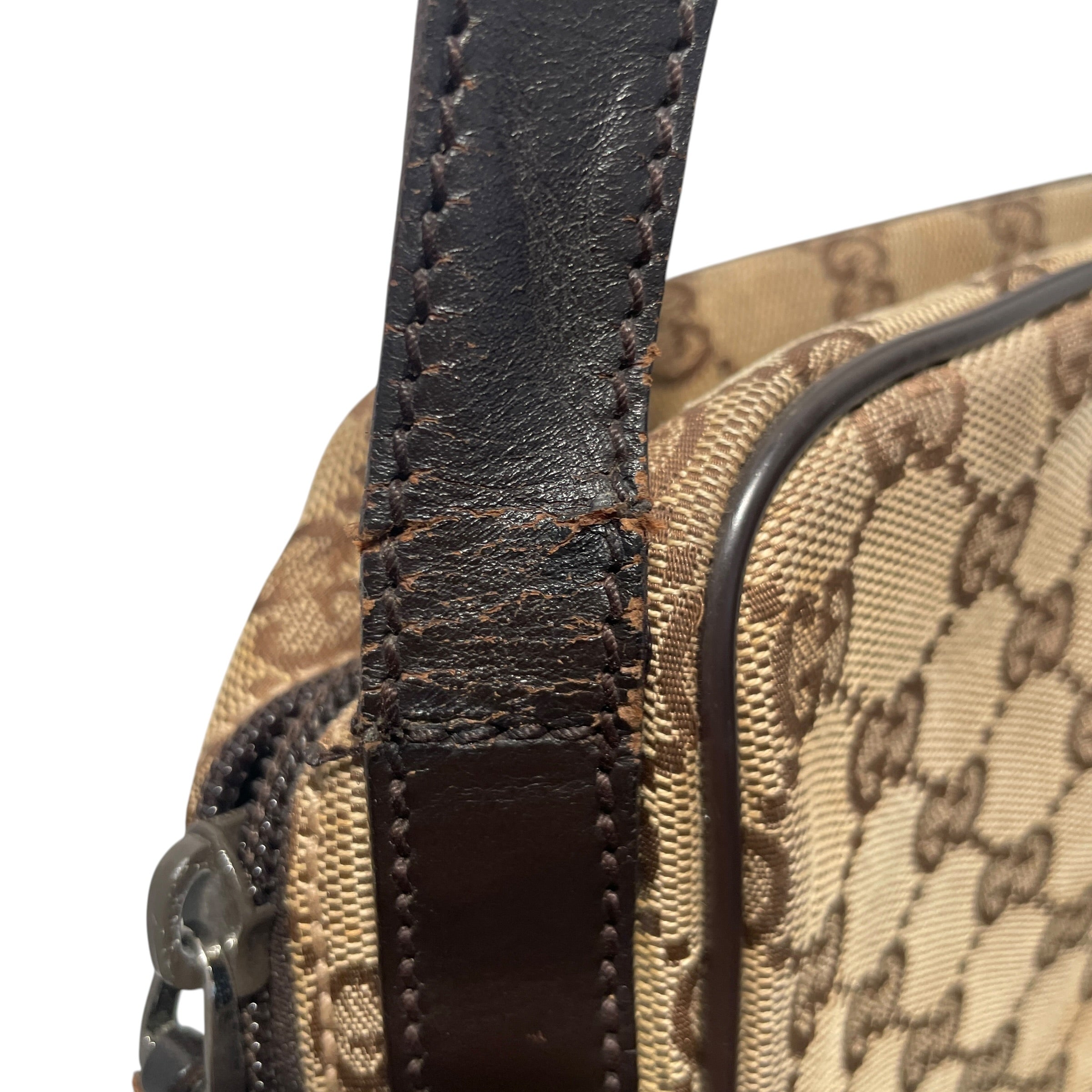 GUCCI/Cross Body Bag/Cotton/CML/GG SUPREME CLOTH view 4