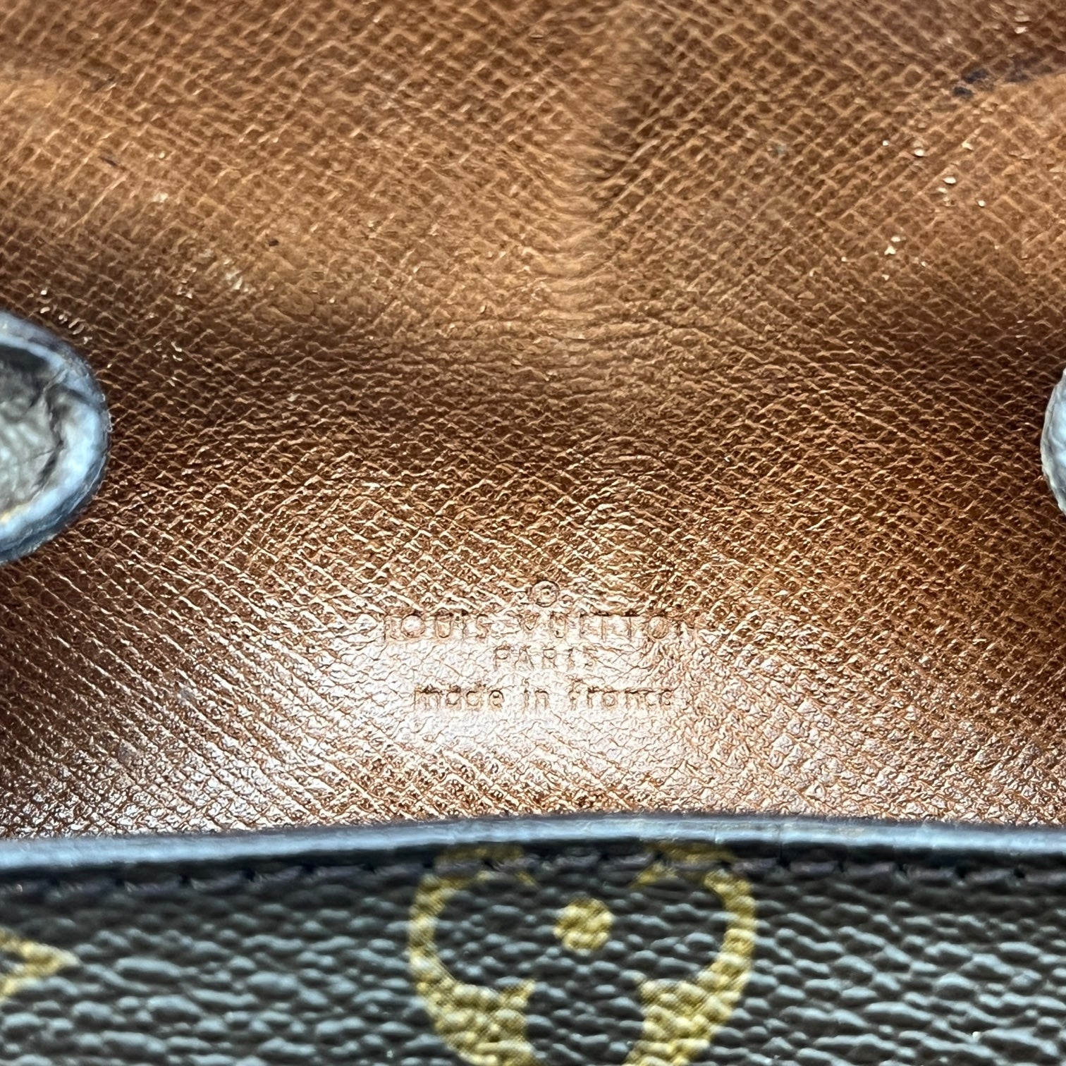 LOUIS VUITTON/Cross Body Bag/Monogram/Leather/BRW/VINTAGE POUCH view 5