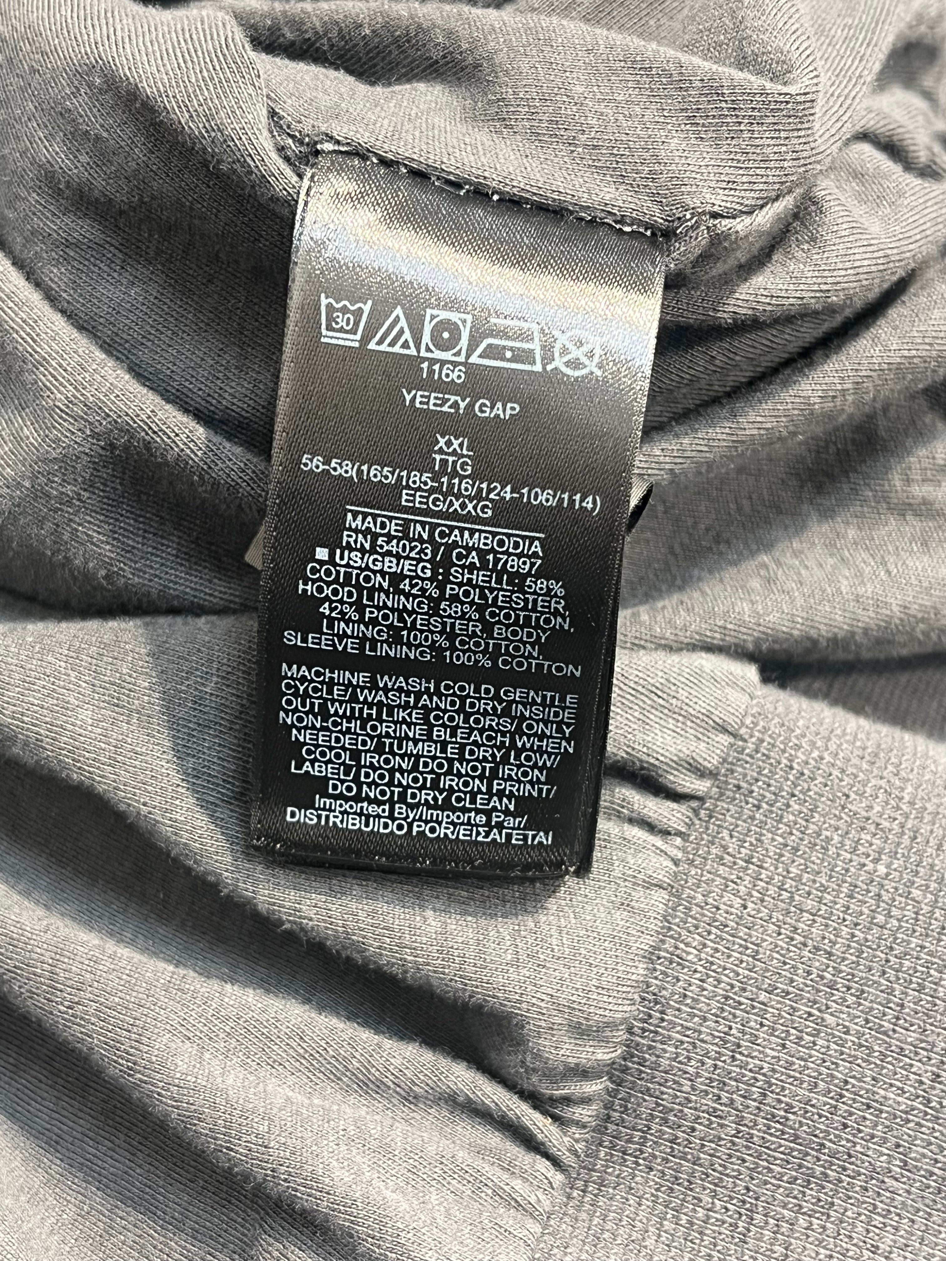 YEEZY GAP ENGINEERED BY BALENCIAGA/Hoodie/XXL/Cotton/GRY/GAP DOVE HOODIE view 4