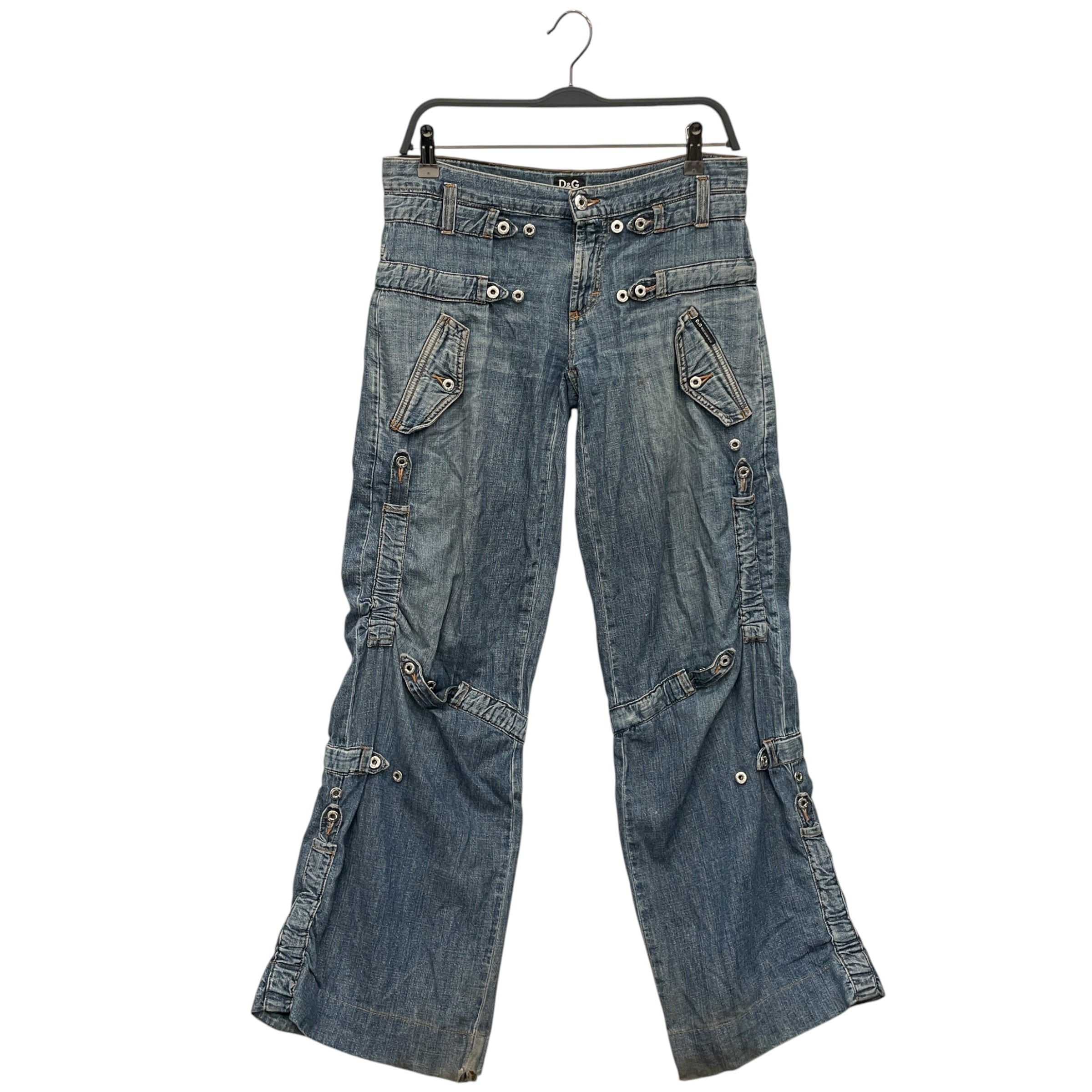 DOLCE&GABBANA/Bottoms/28/Denim/BLU/2004 FLARED DENIM PANTS view 1
