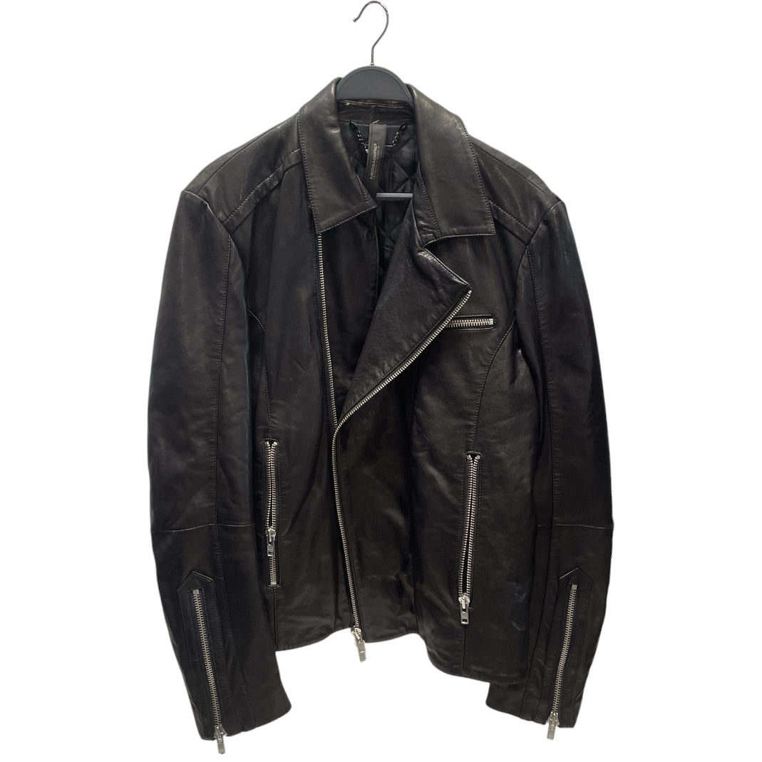 MESSAGERIE/Leather Jkt/56/Leather/BLK/ view 1