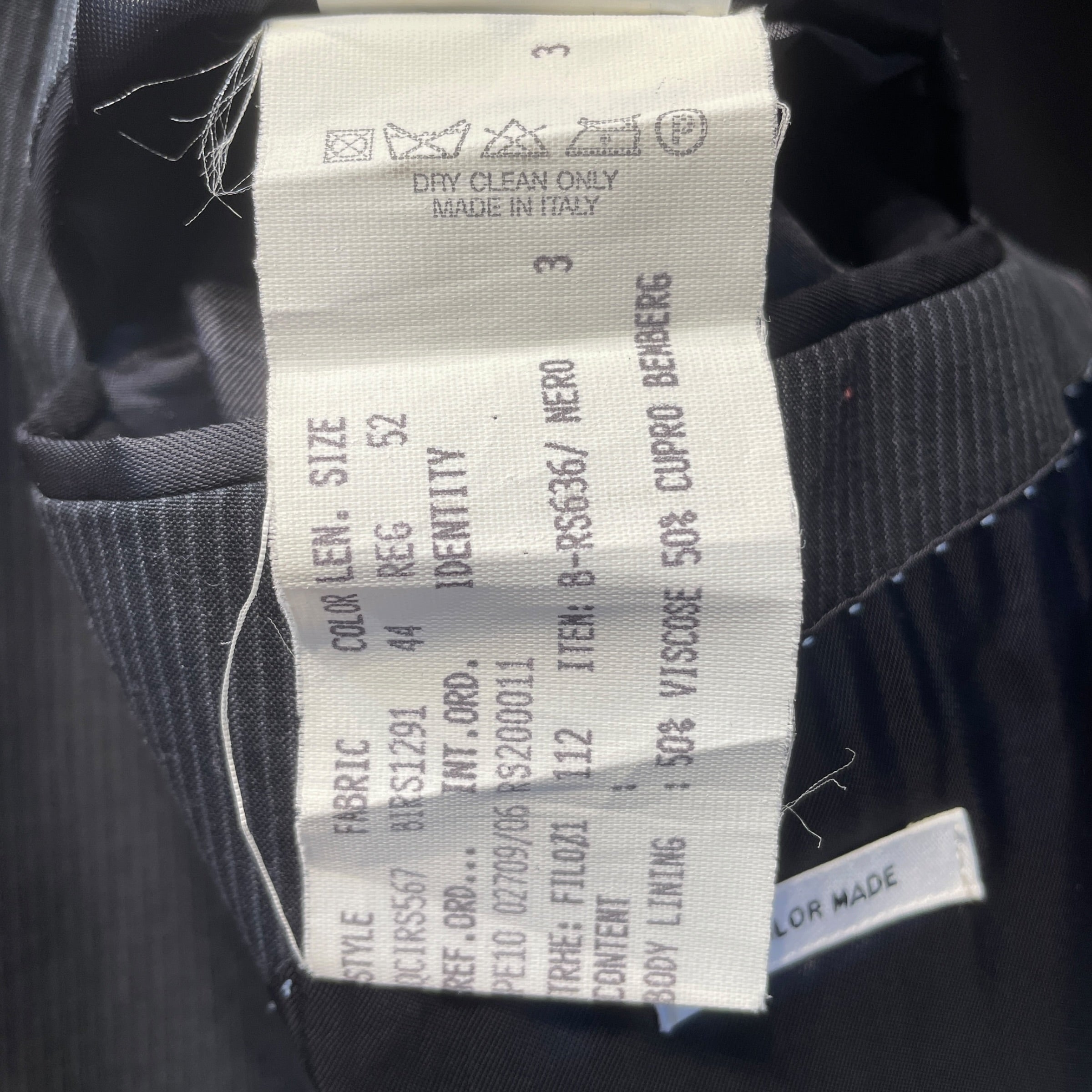RAF SIMONS/Suits/XL/Stripe/Cotton/NVY/ view 6