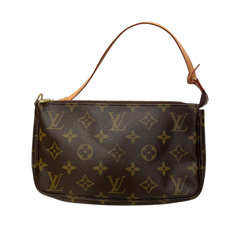 LOUIS VUITTON/Hand Bag/Monogram/Leather/BRW/CA 1016