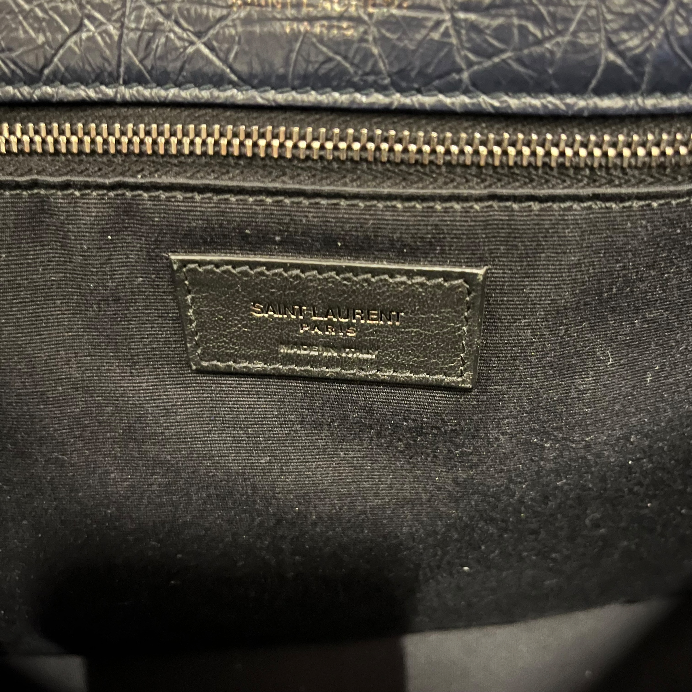 YVES SAINT LAURENT/Cross Body Bag/Leather/NVY/MATELASSE NIKI CHAIN BAG view 7