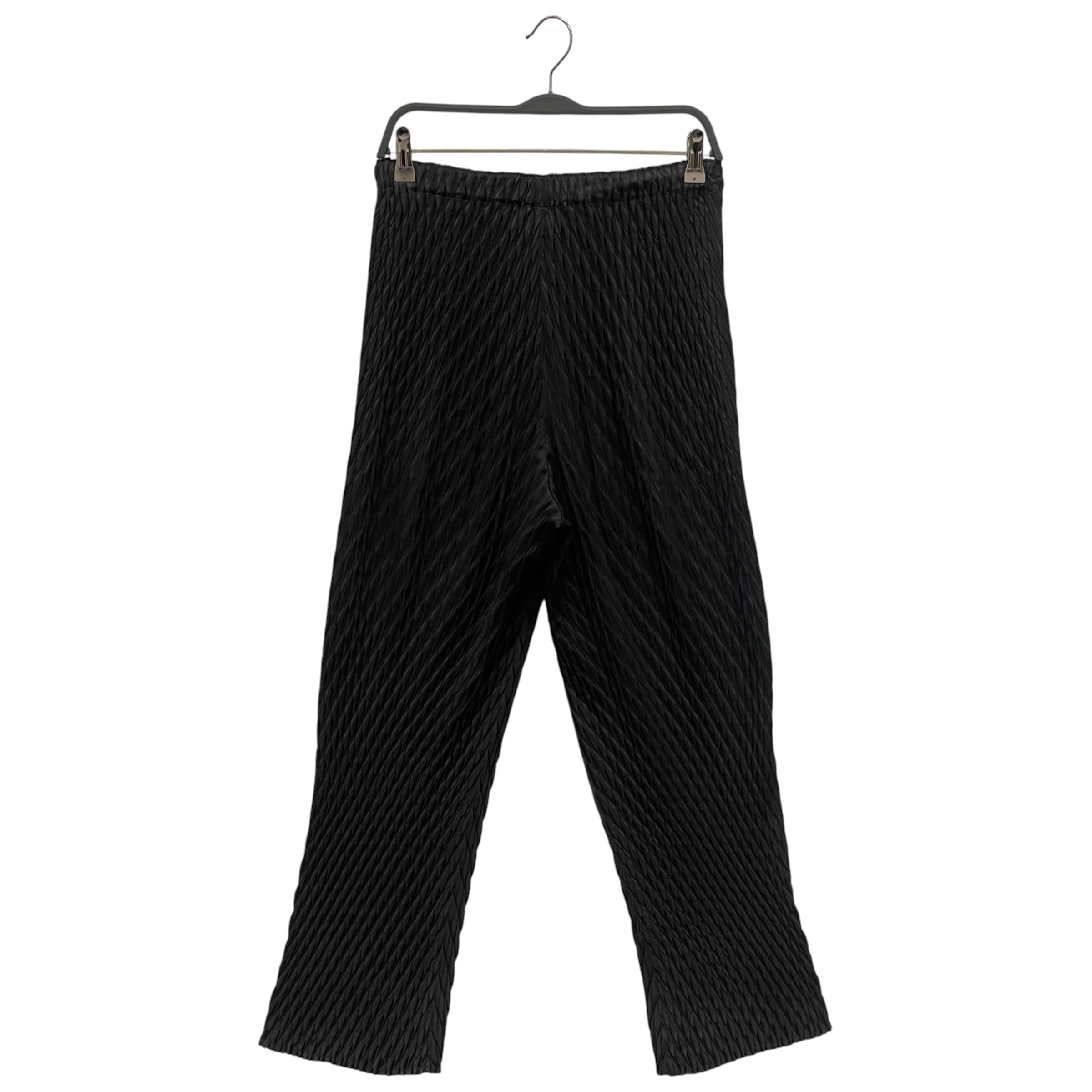 ISSEY MIYAKE/Bottoms/3/Polyester/BLK/DIAMOND PLEAT view 2