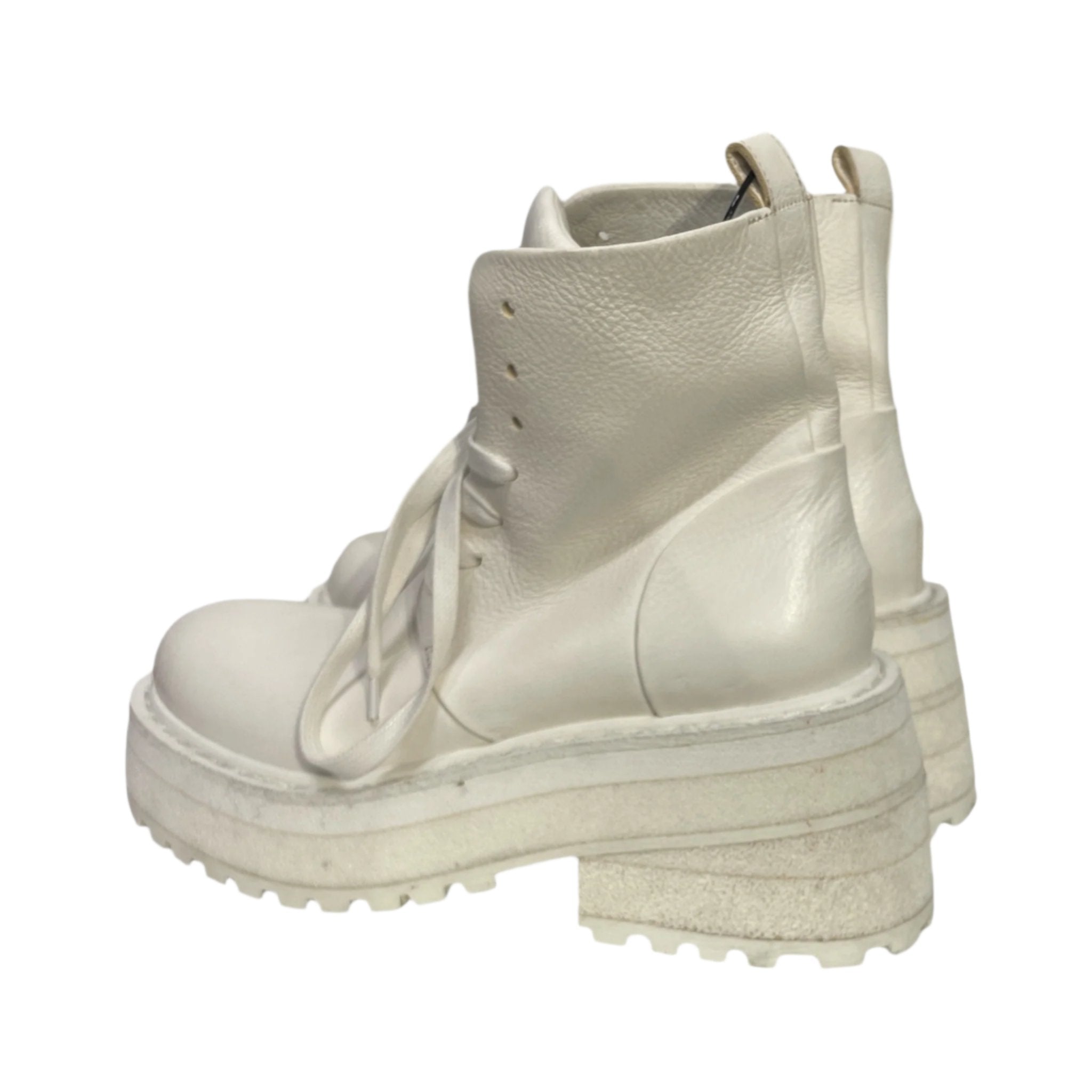 Marsell/Boots/EU 38.5/Leather/WHT/ view 2