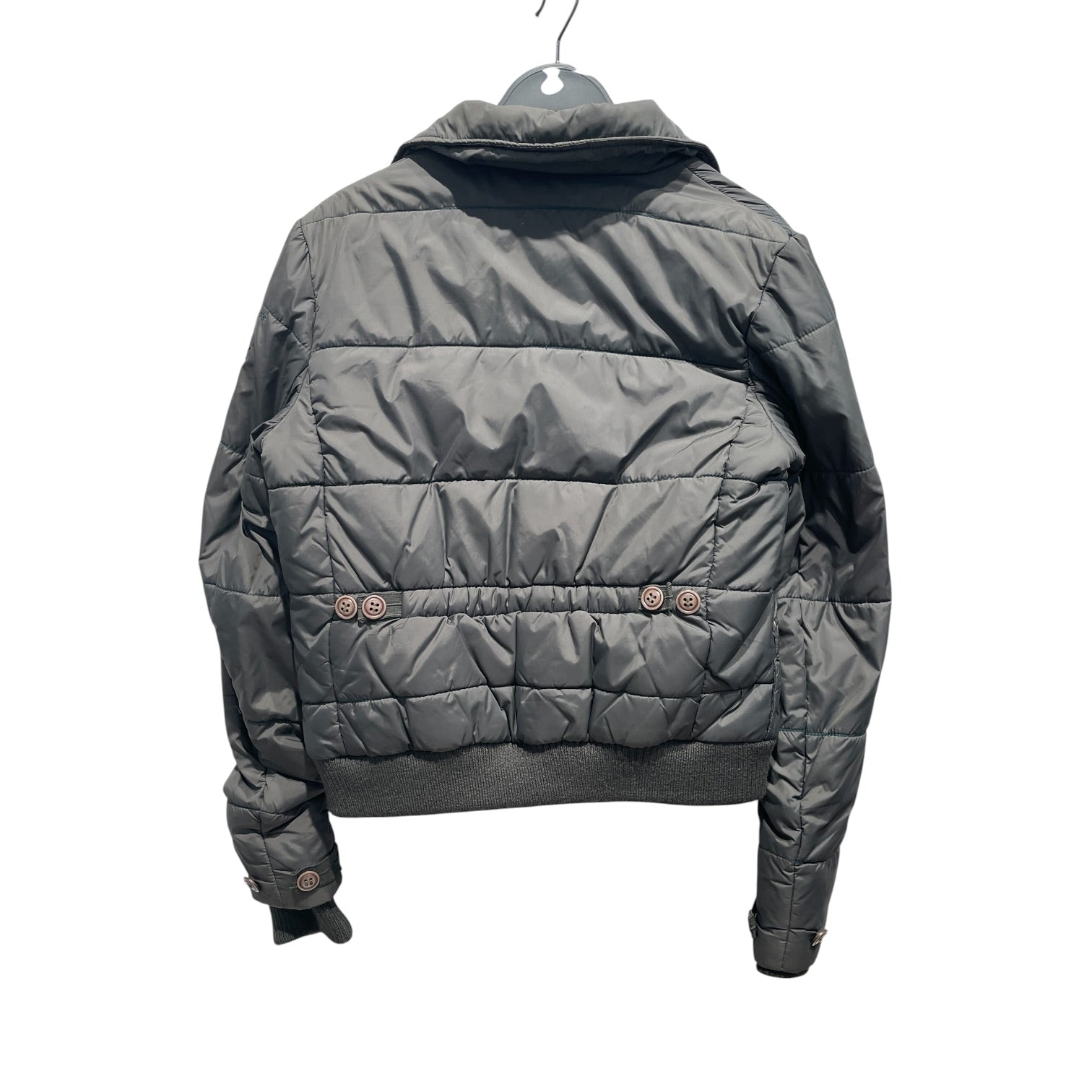 DIESEL/Puffer Jkt/S/Nylon/KHK/Cropped view 2