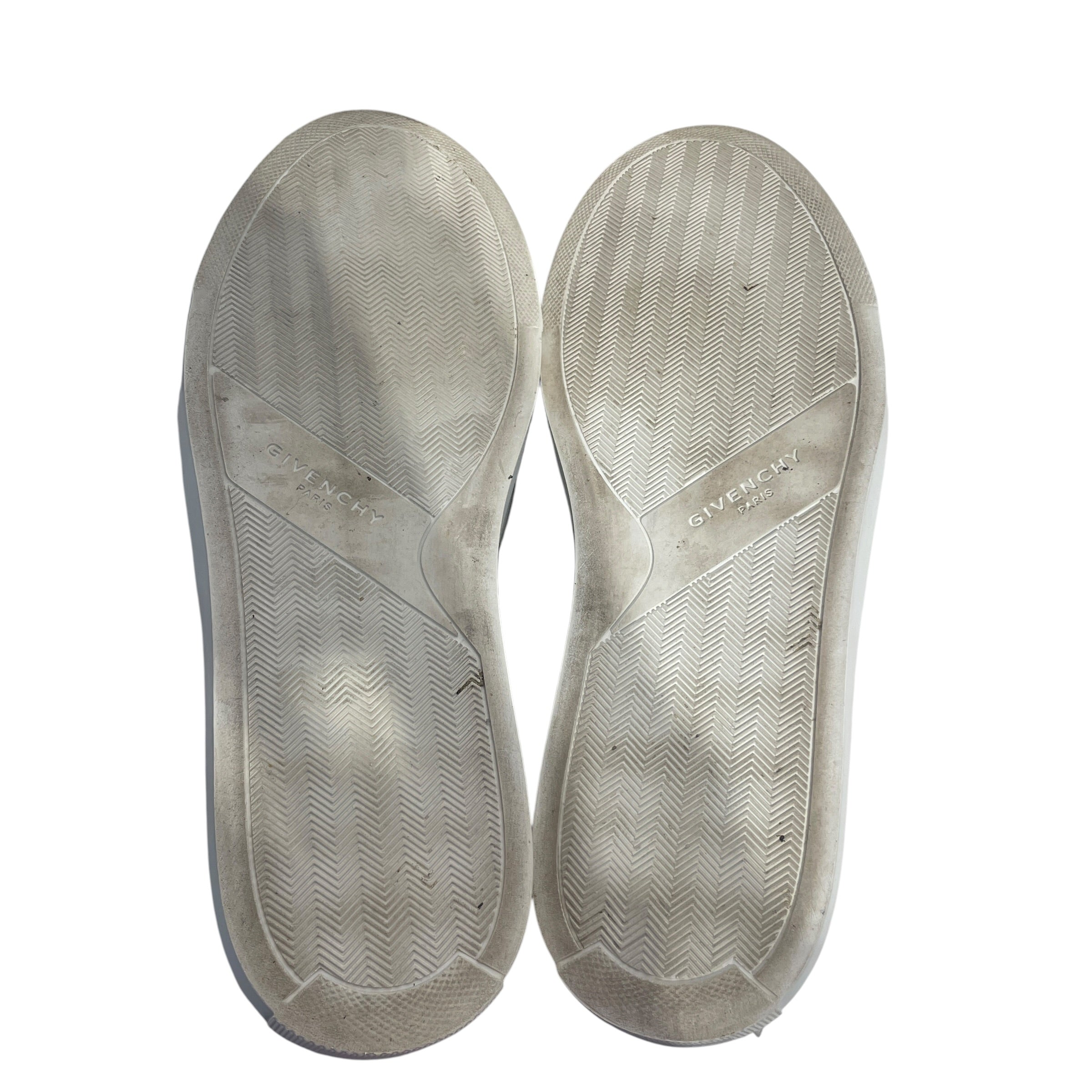 GIVENCHY/Low-Sneakers/EU 40/Leather/WHT/black strap view 3