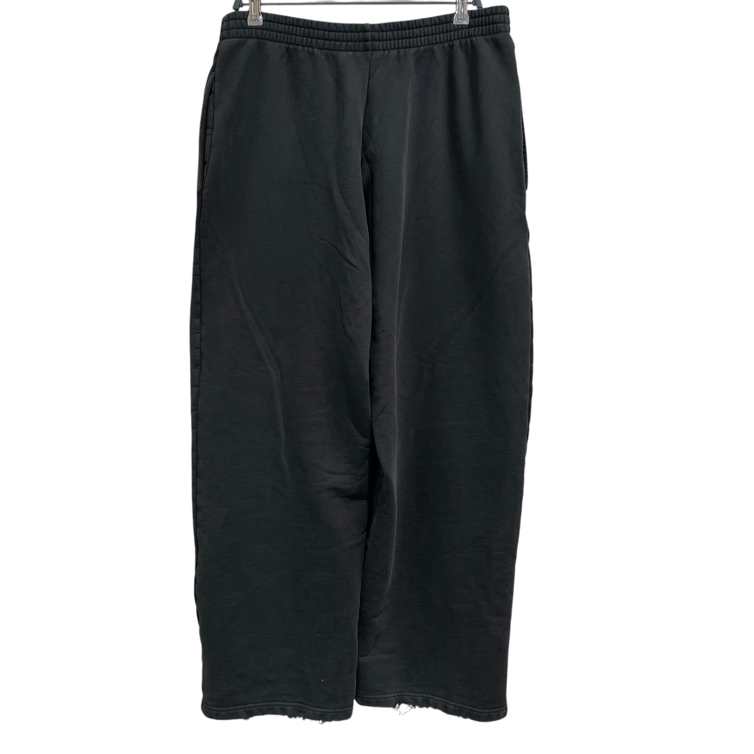 BALENCIAGA/Pants/L/Cotton/BLK/2024 B HOLOGRAPHIC B LEFT SIDE view 2