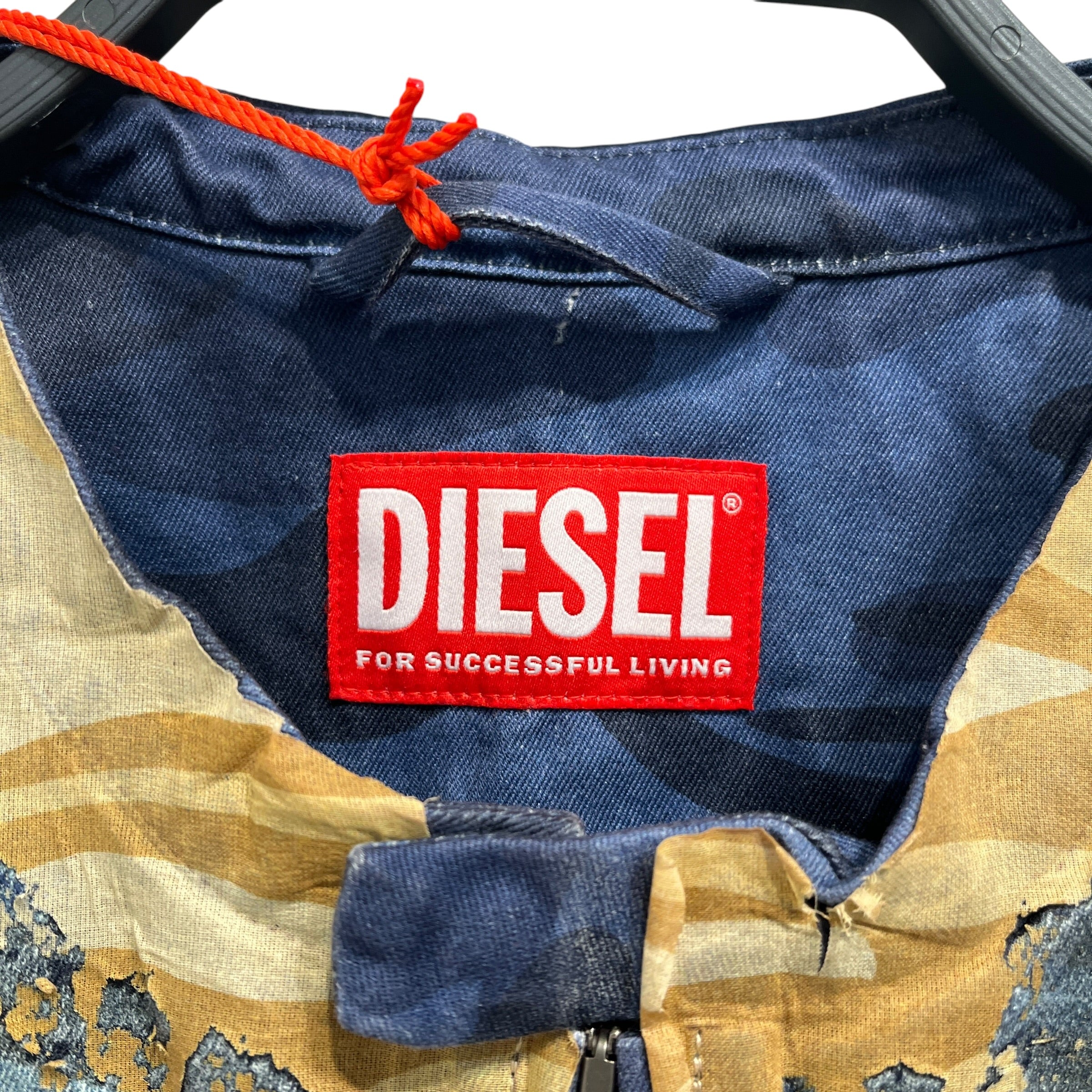 DIESEL/Jacket/48/Denim/IDG/Camouflage/Peel Away Biker Jacket view 3