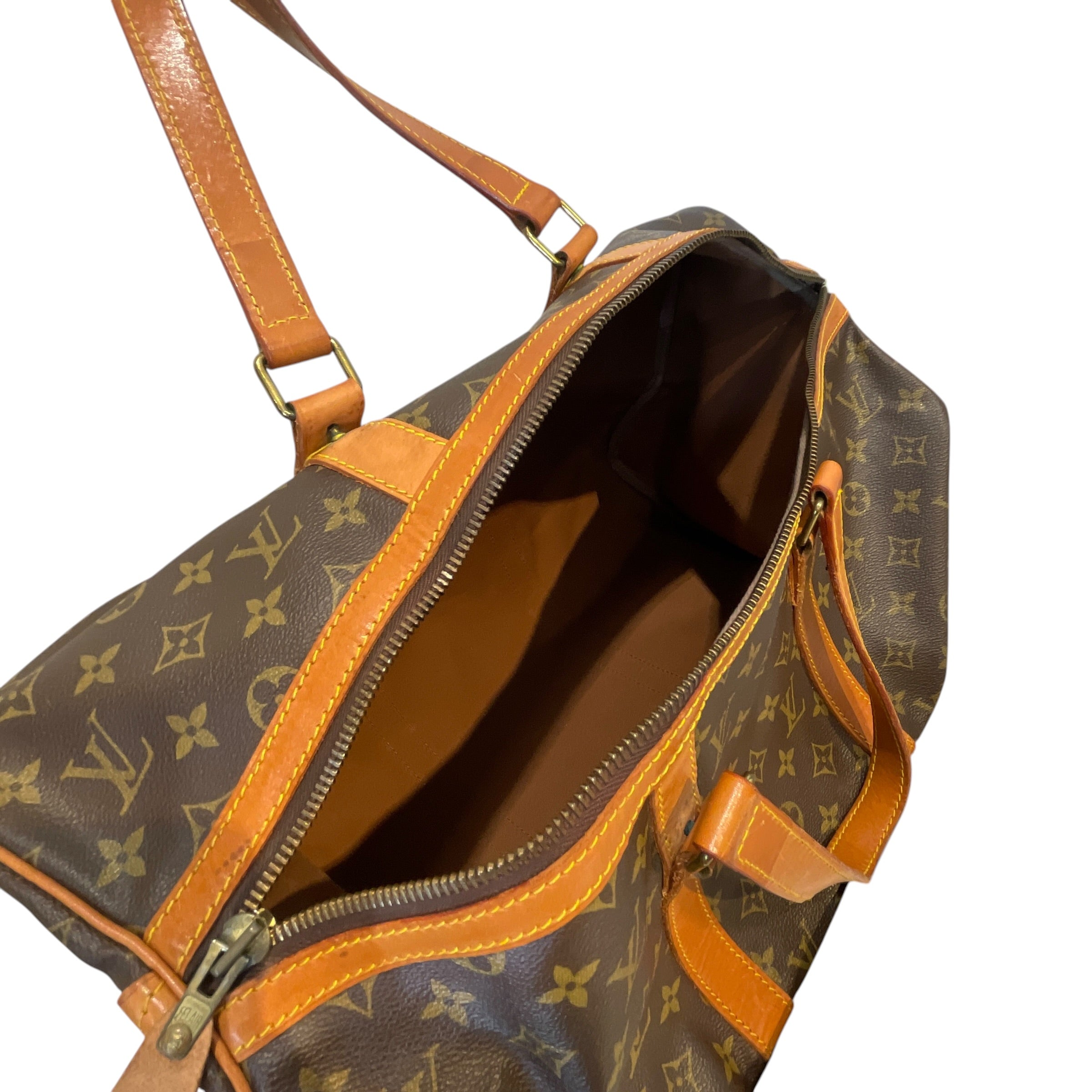 LOUIS VUITTON/Luggage/Monogram/Leather/BRW/Sac Souple 45 view 5