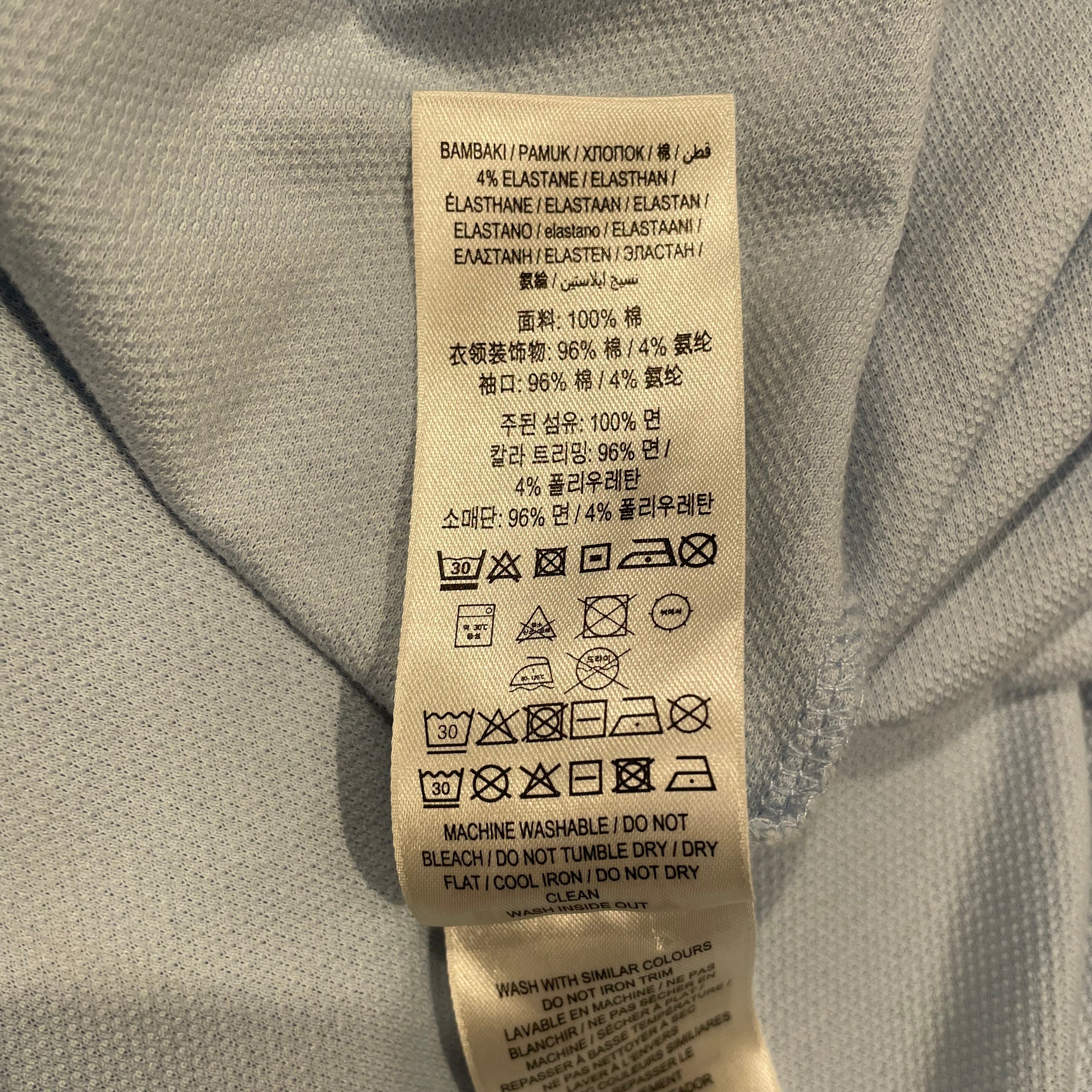 BURBERRY LONDON/Polo Shirt/XS/BLU/ view 5