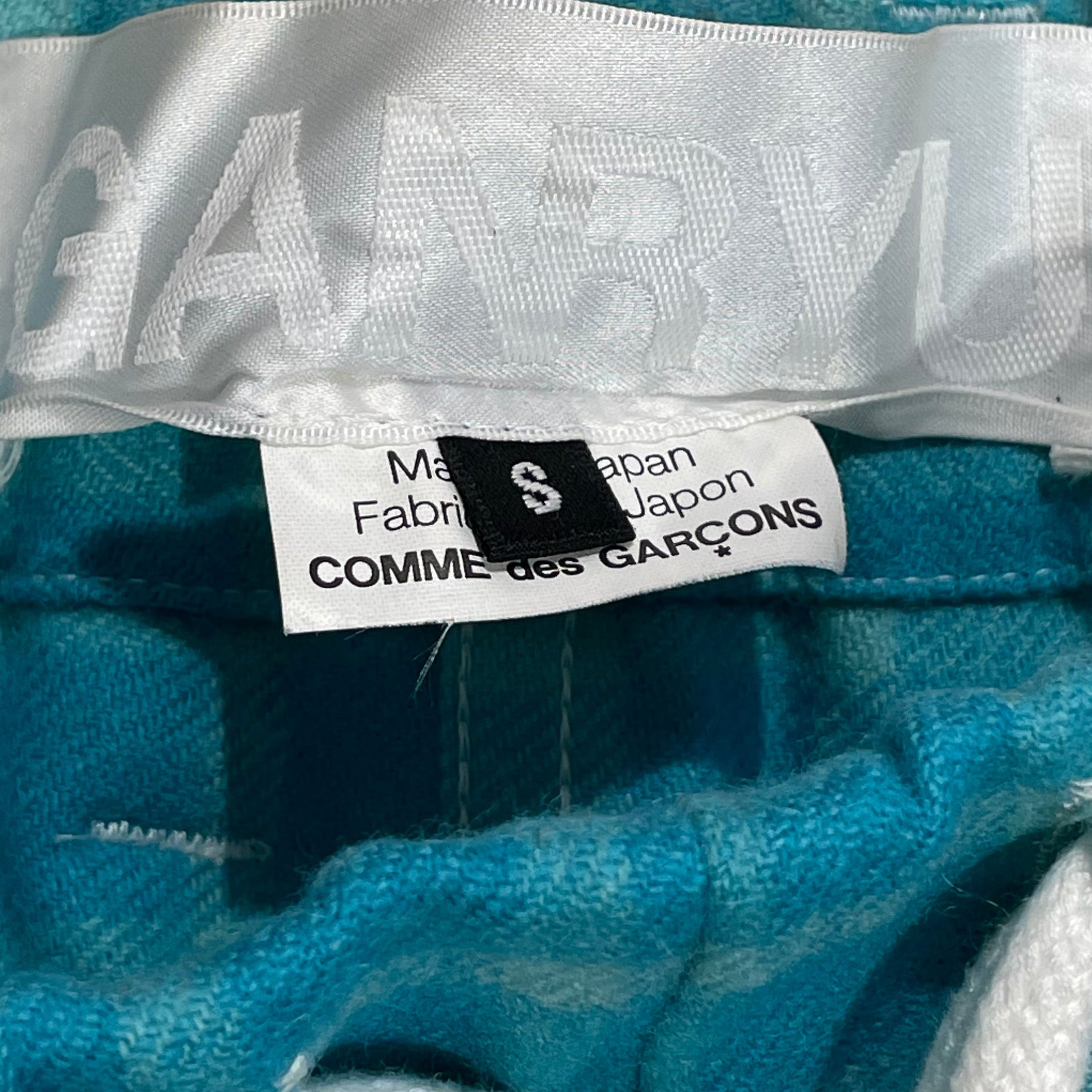 COMME des GARCONS/Slacks/S/BLU/Plaid/ view 4