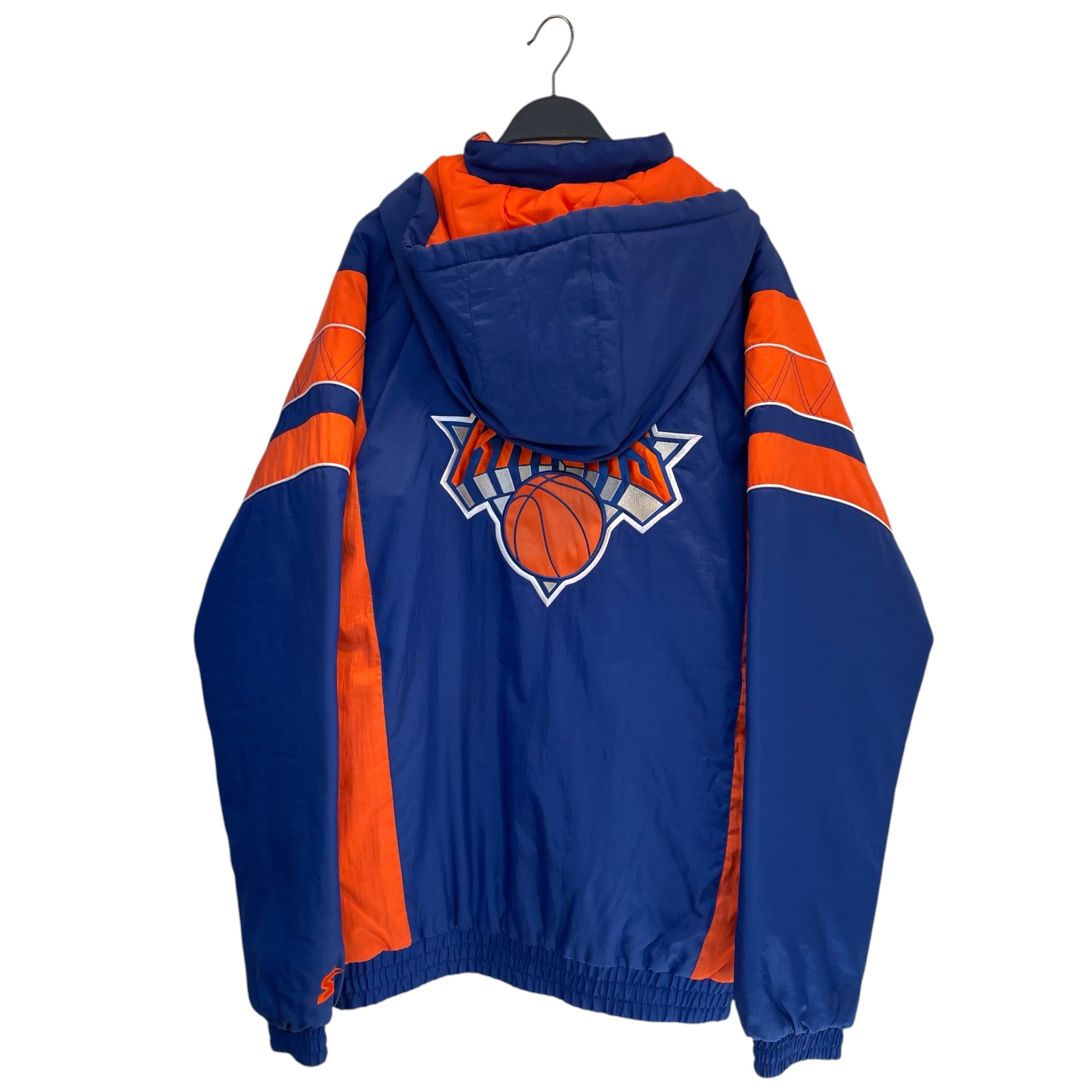 STARTER/Windbreaker/L/Nylon/BLU/knicks/new york city/org insid view 2