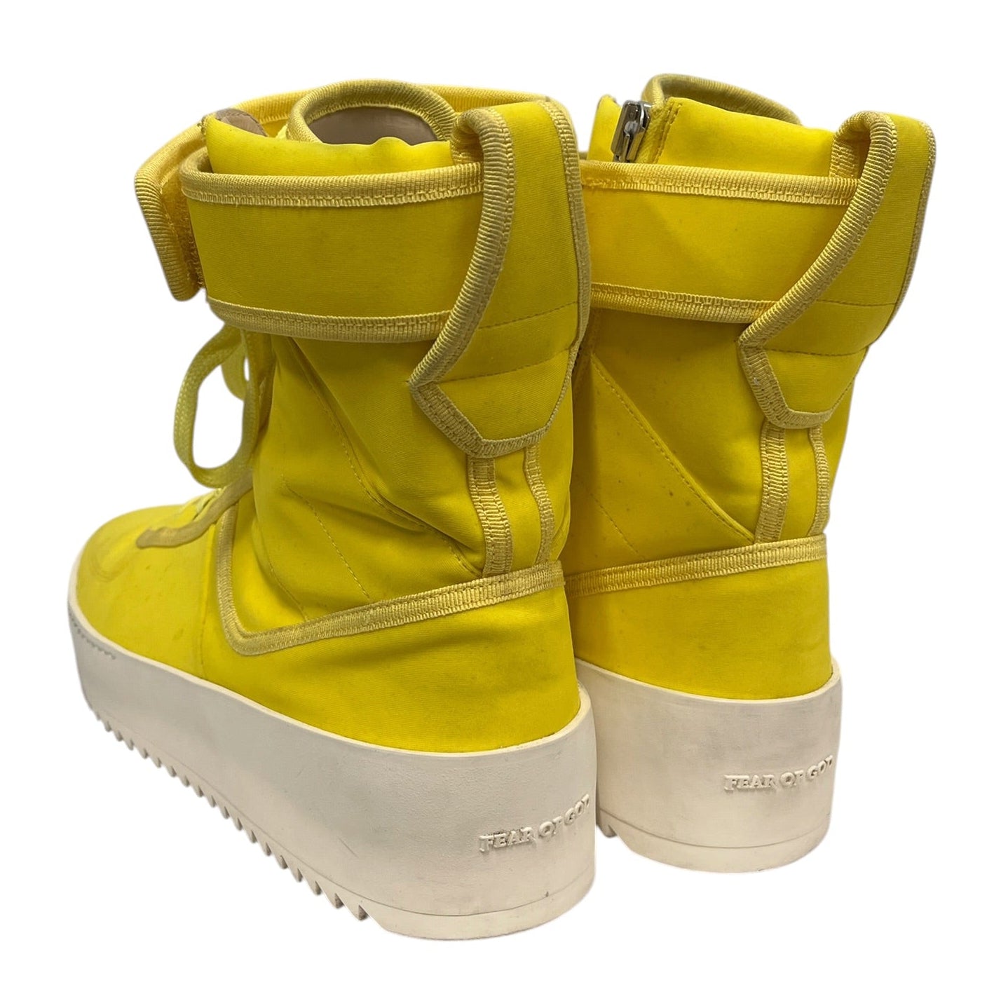 FEAR OF GOD/Lace Up Boots/EU 45/Nylon/YEL/Military Sneaker view 2