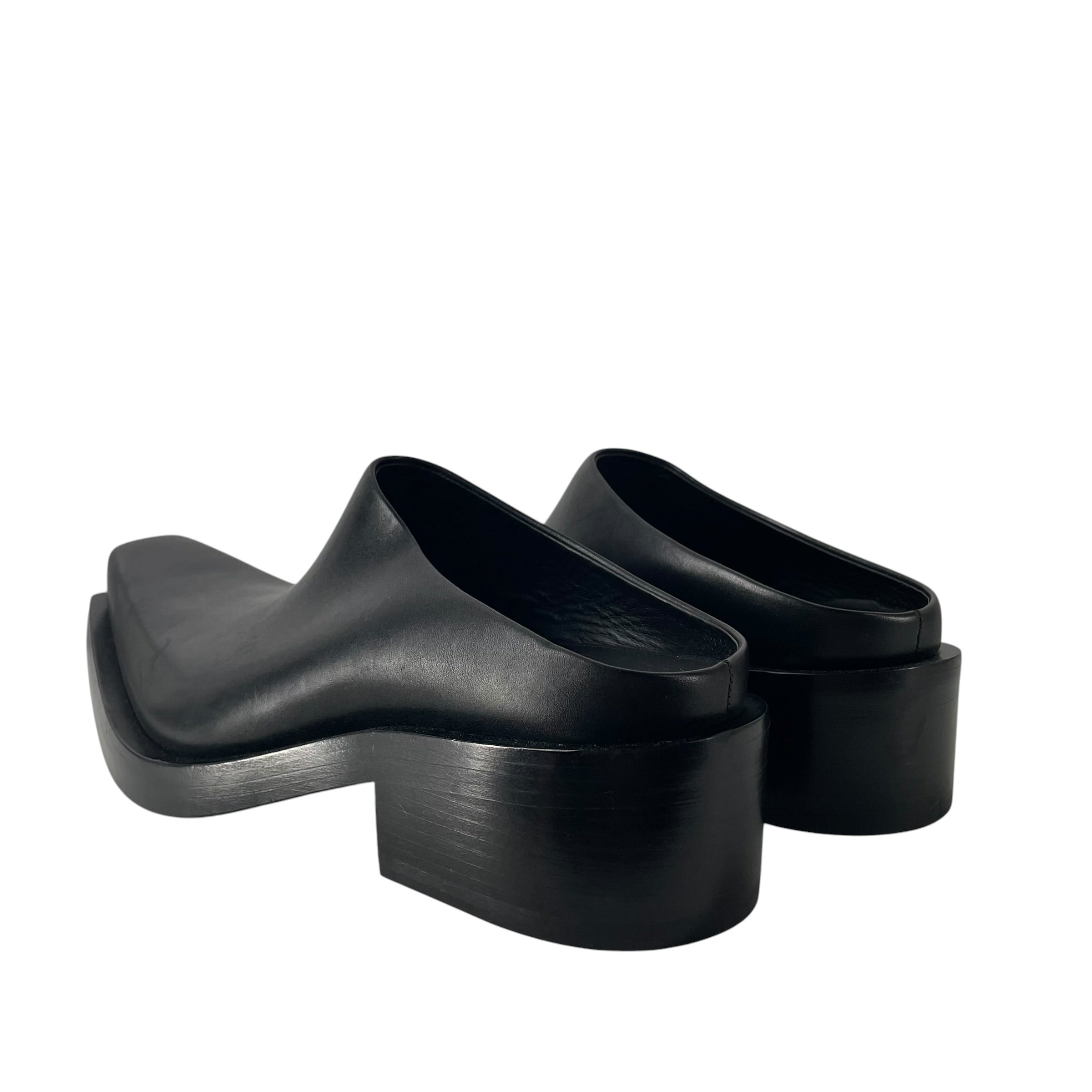 BALENCIAGA/Loafers/EU 42/Leather/BLK/SANTIAGO MULE view 2