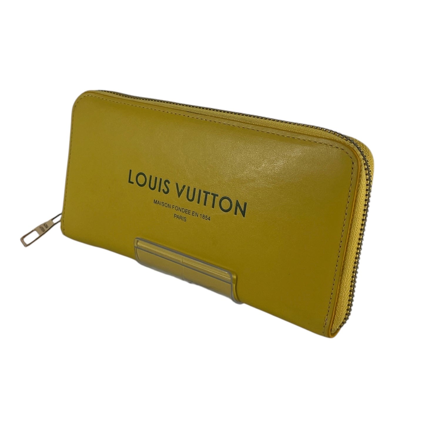 LOUIS VUITTON/Long Wallet/Leather/YEL/ZIP AROUND MAISON FONDEE view 1