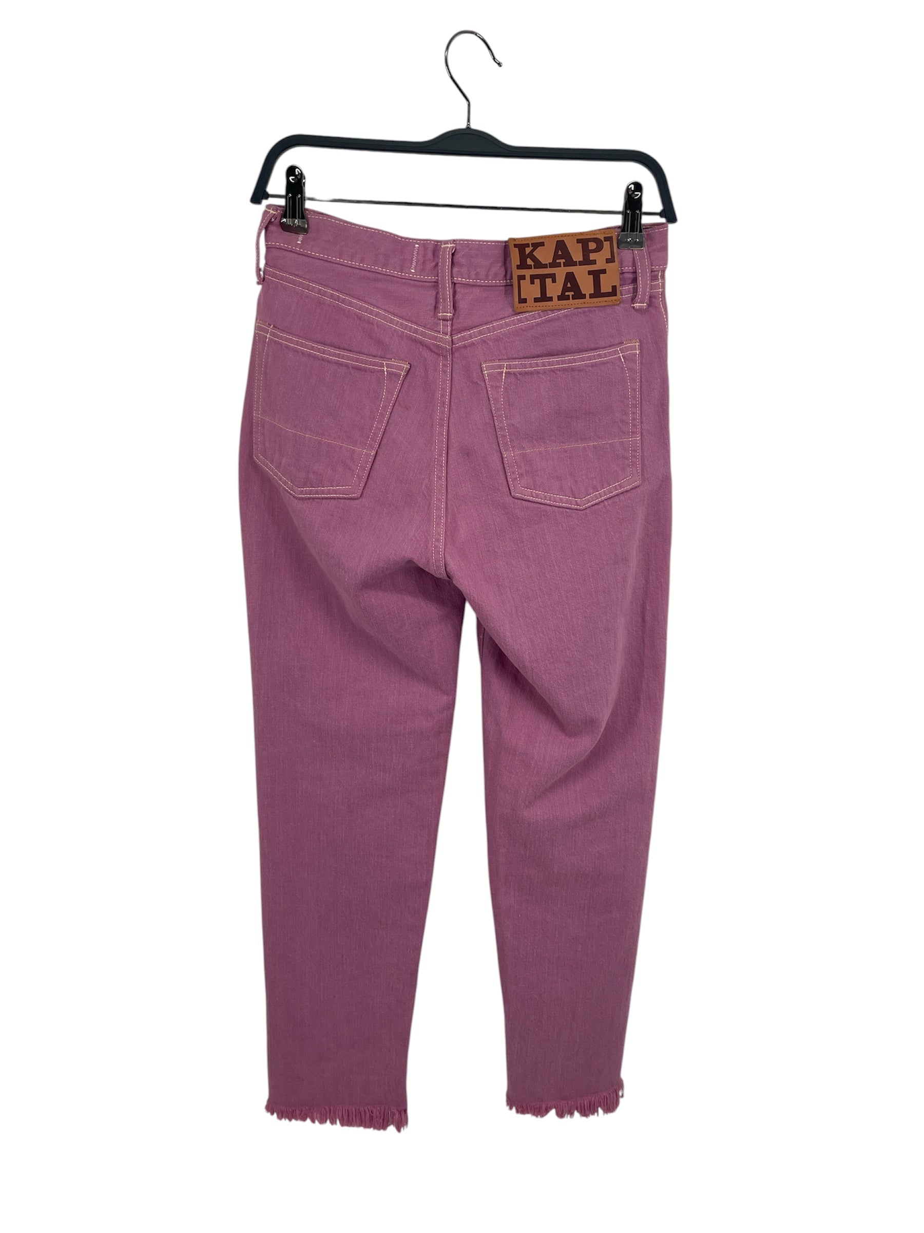 KAPITAL/Pants/28/Cotton/PNK/DISTRESSED CUFFK1408LP19 view 3