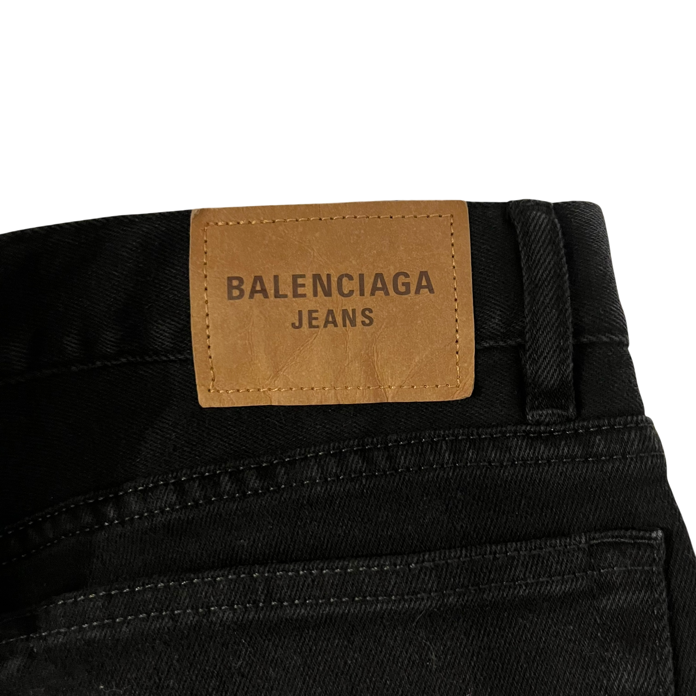 BALENCIAGA/Skinny Pants/32/Nylon/BLK/skinny demna era view 3