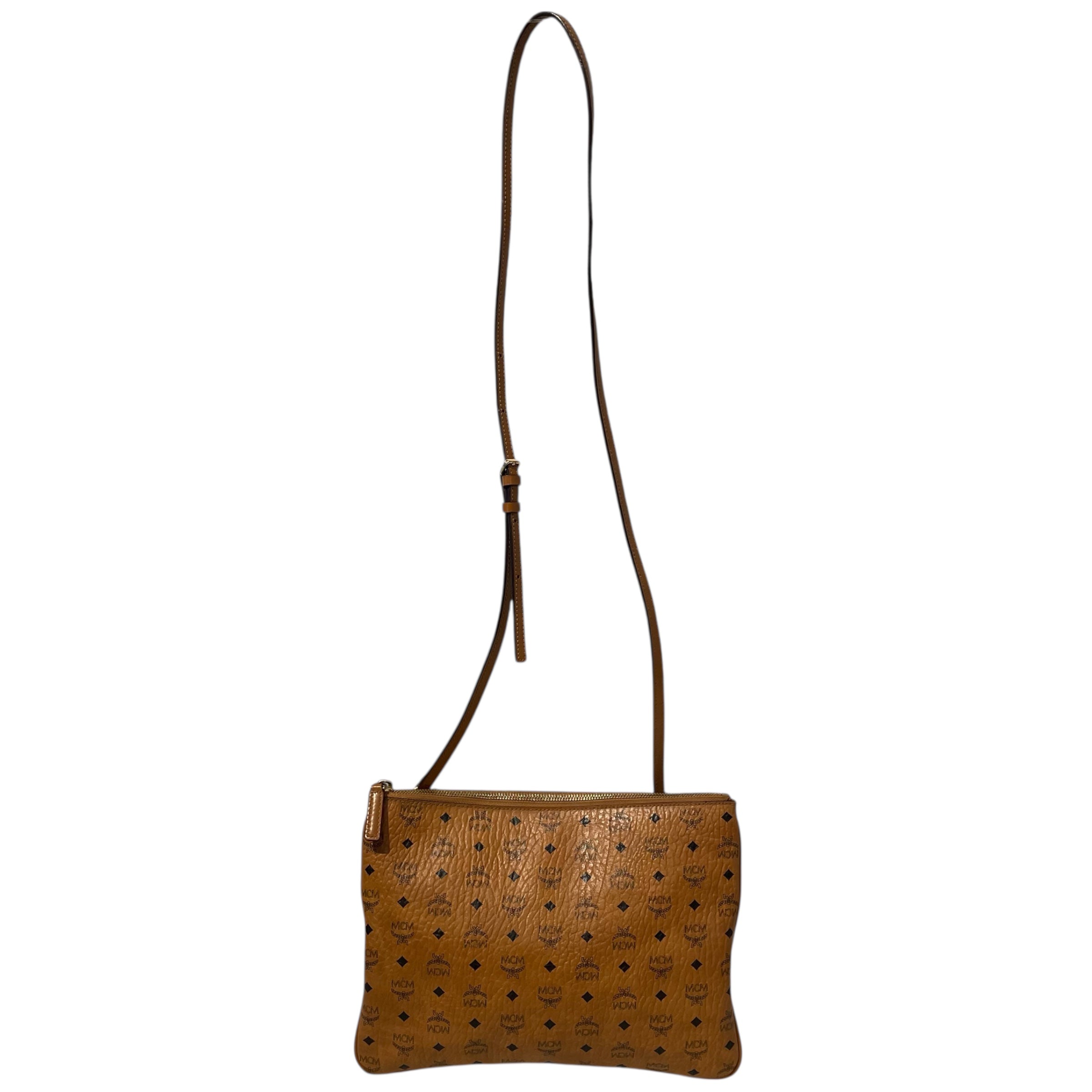 MCM/Cross Body Bag/M/Monogram/Leather/BRW/ view 1