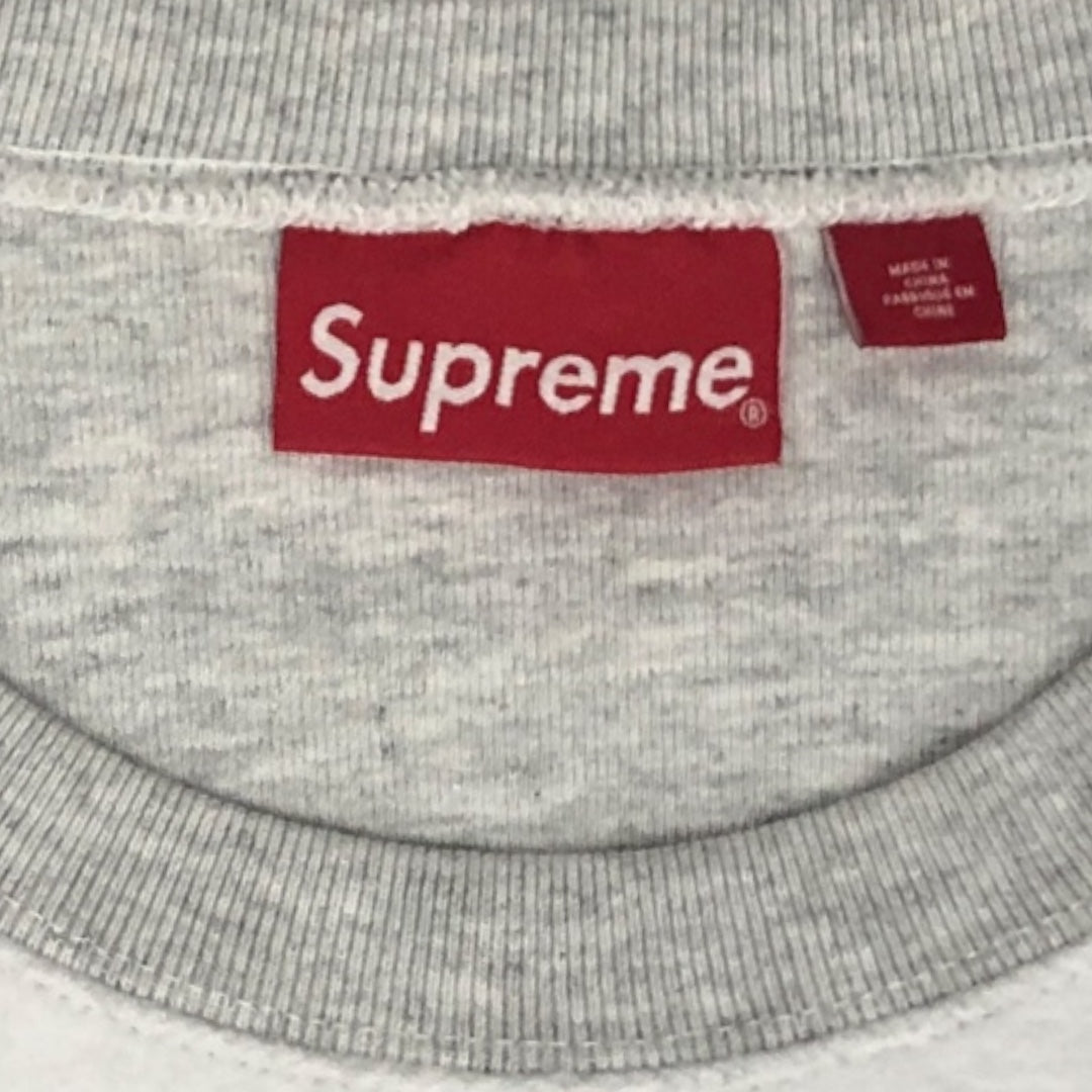 Supreme/Sweatshirt/L/Cotton/GRY/INSIDE OUT view 3