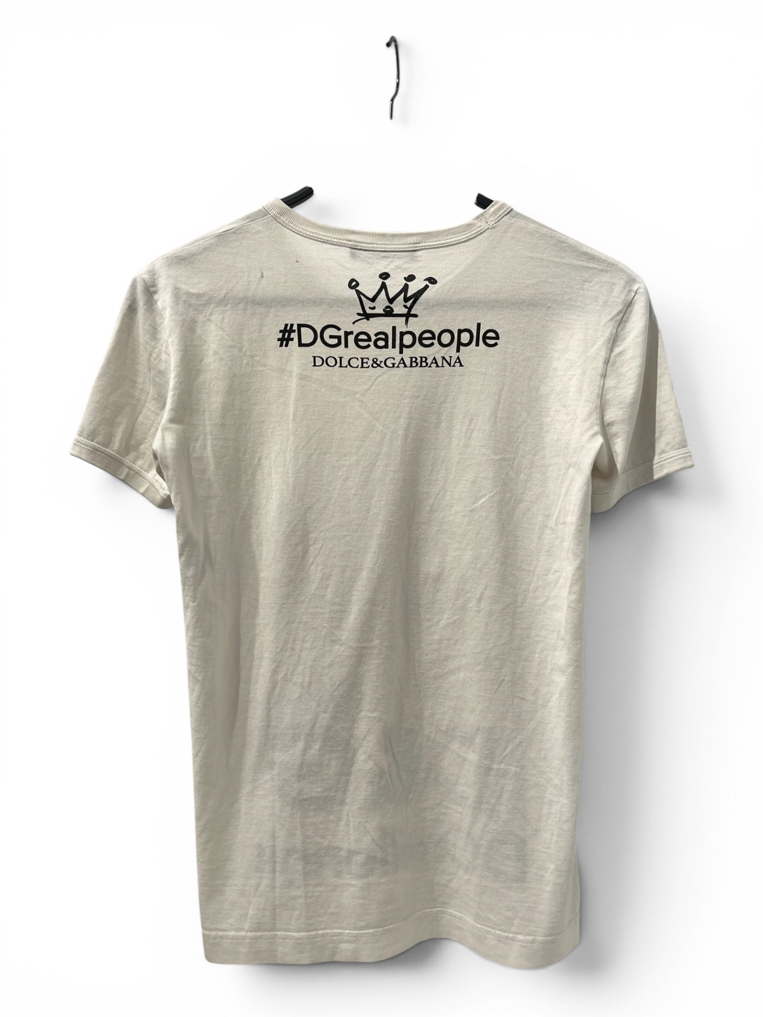 DOLCE&GABBANA/T-Shirt/Cotton/WHT/2 robots view 2
