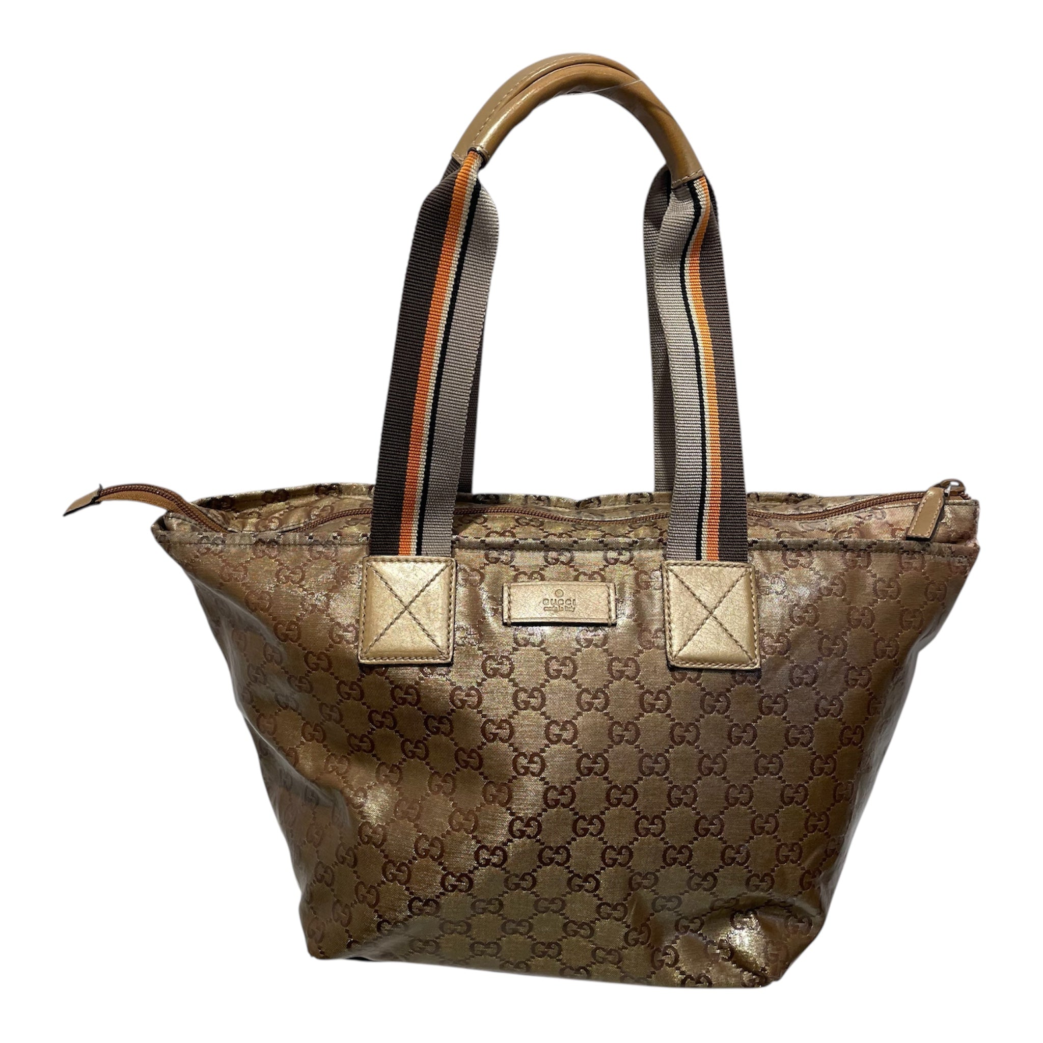 GUCCI/Hand Bag/Monogram/Cotton/BEG/141472-205141 view 1