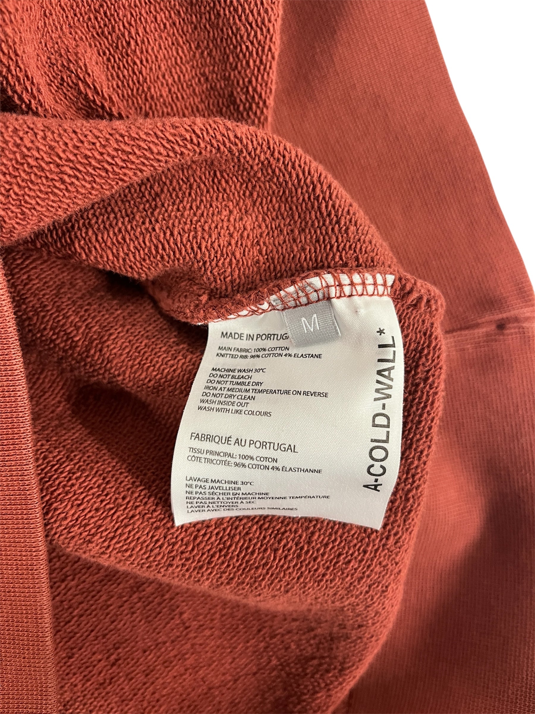 A-COLD-WALL/Sweatshirt/M/Cotton/BRD/RAISED GRAPHIC view 3