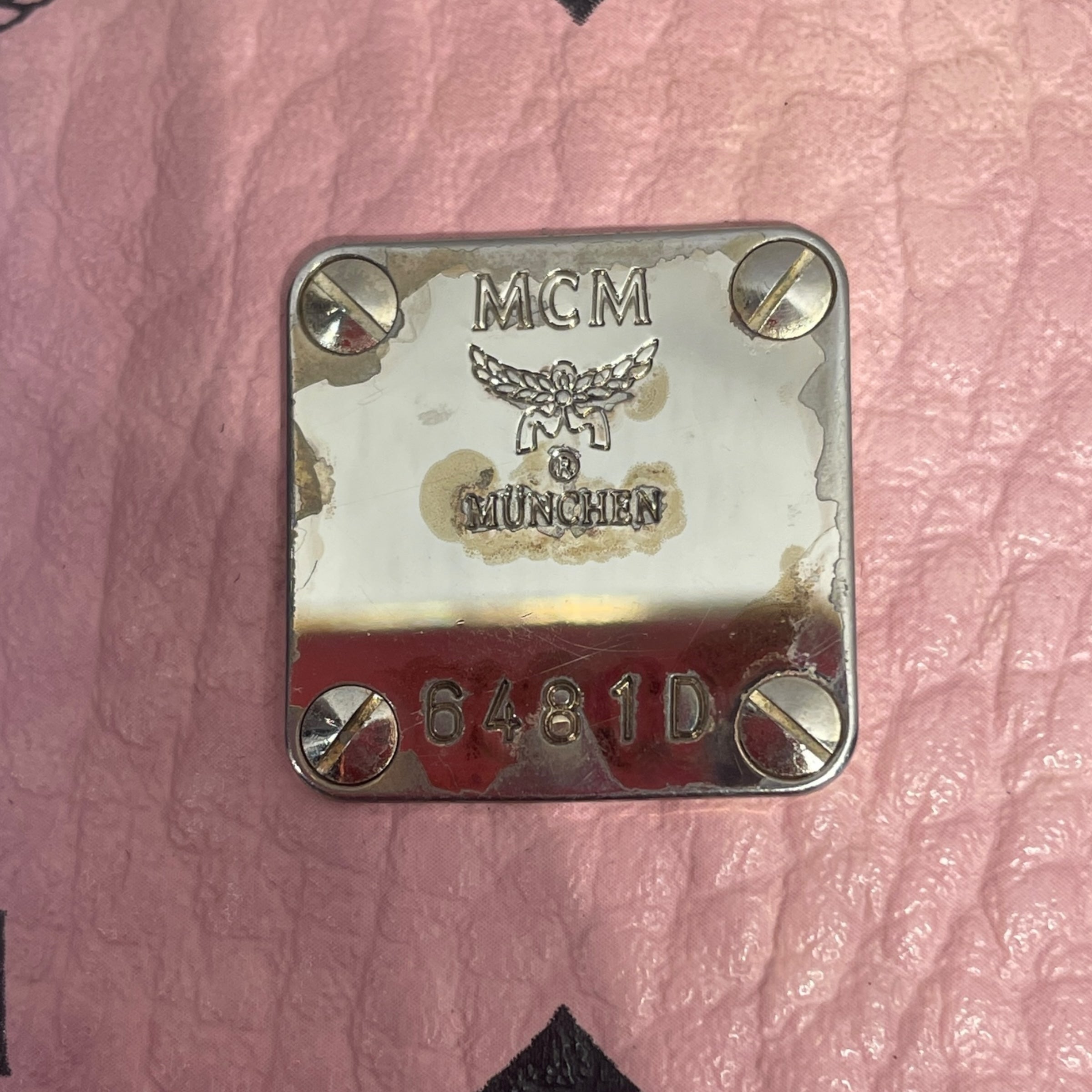 MCM/Bag/Monogram/Faux Leather/PNK/ view 6