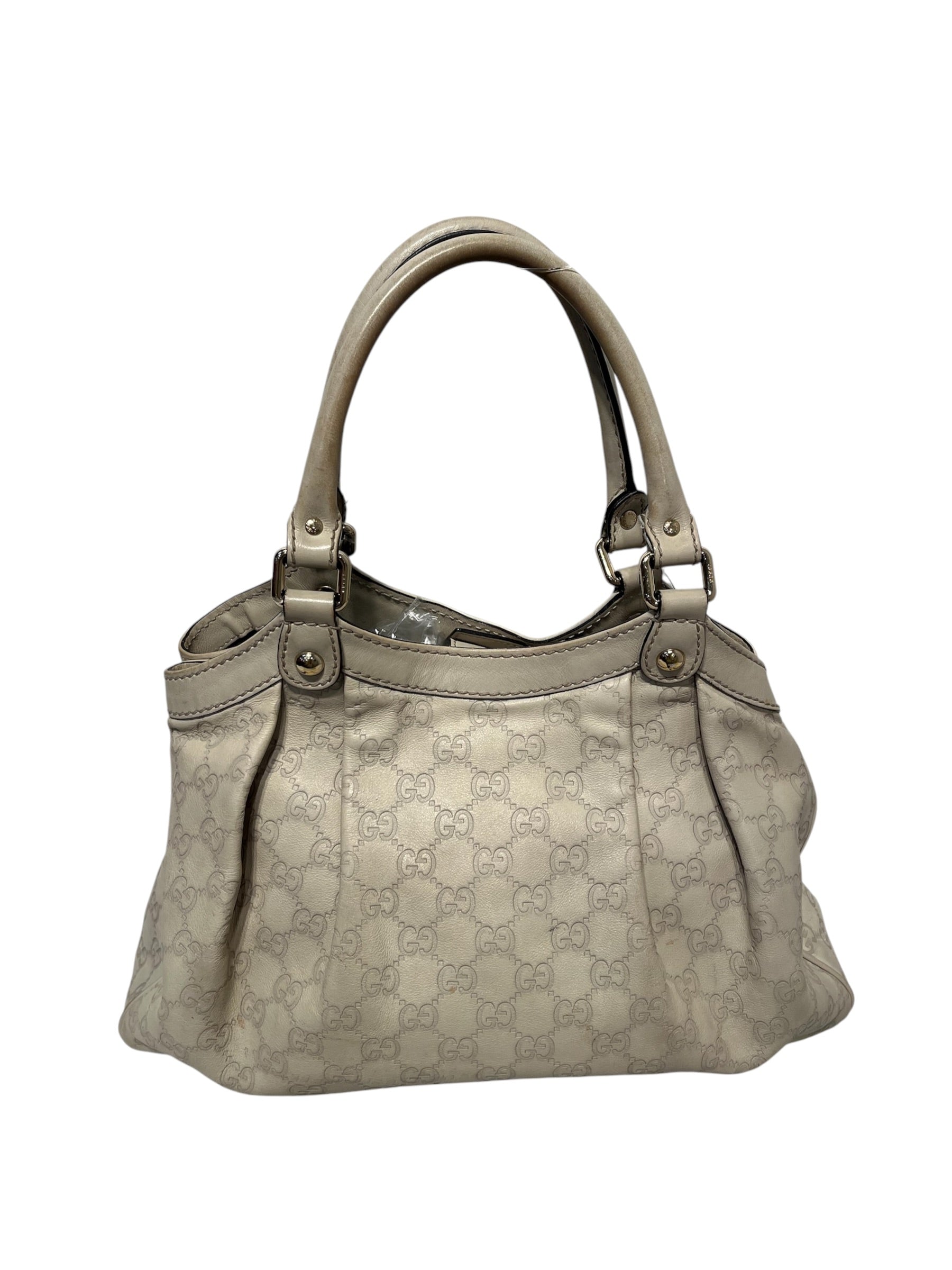 GUCCI/Hand Bag/All Over Print/Leather/CRM/Sukey tote bag view 3