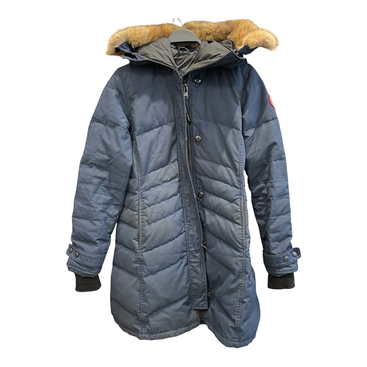 CANADA GOOSE/Mod Parka/M/Nylon/NVY/LORETTE PARKA FUR TRIM HOOD view 1