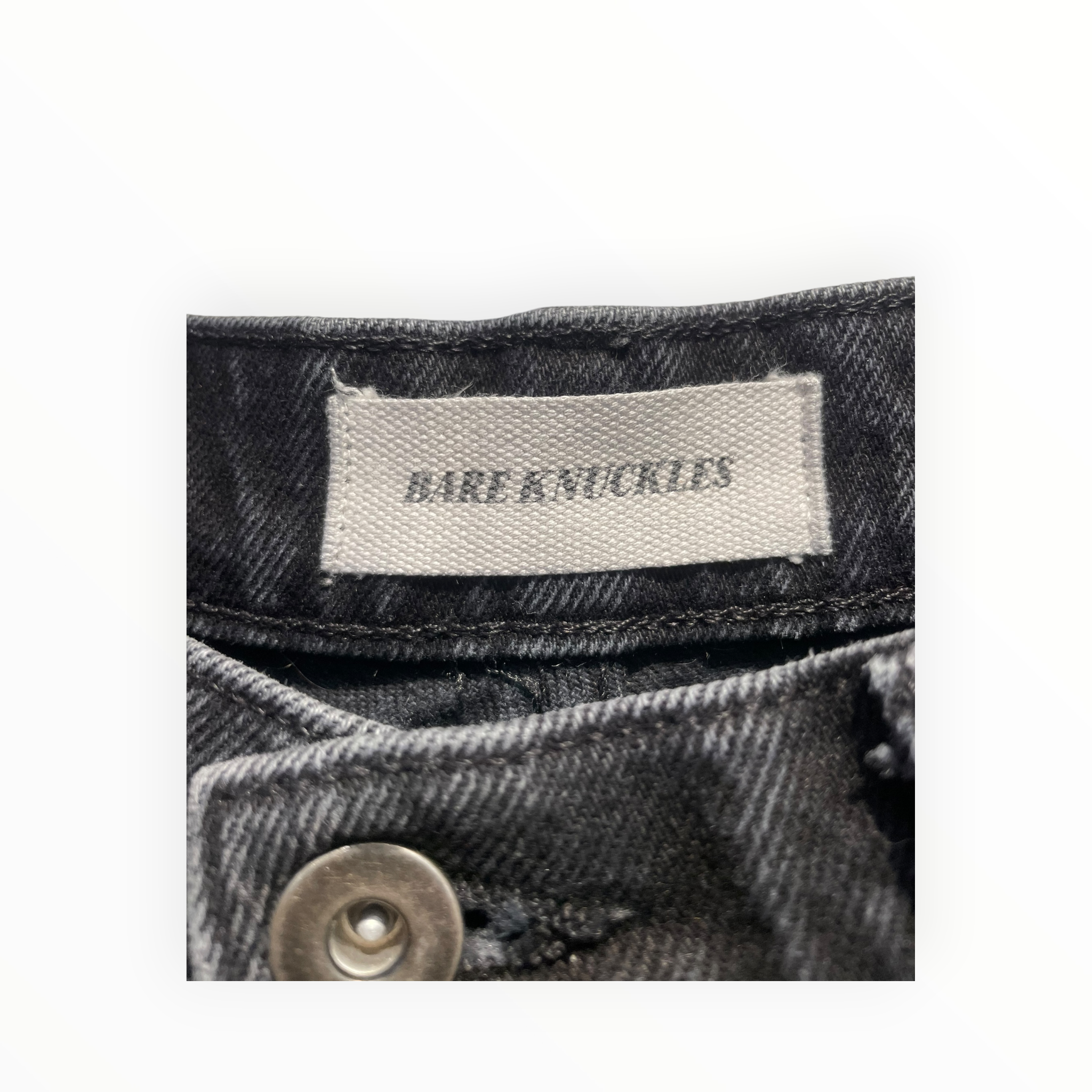 BARE KNUCKLES/Pants/32/Denim/BLK/ view 3