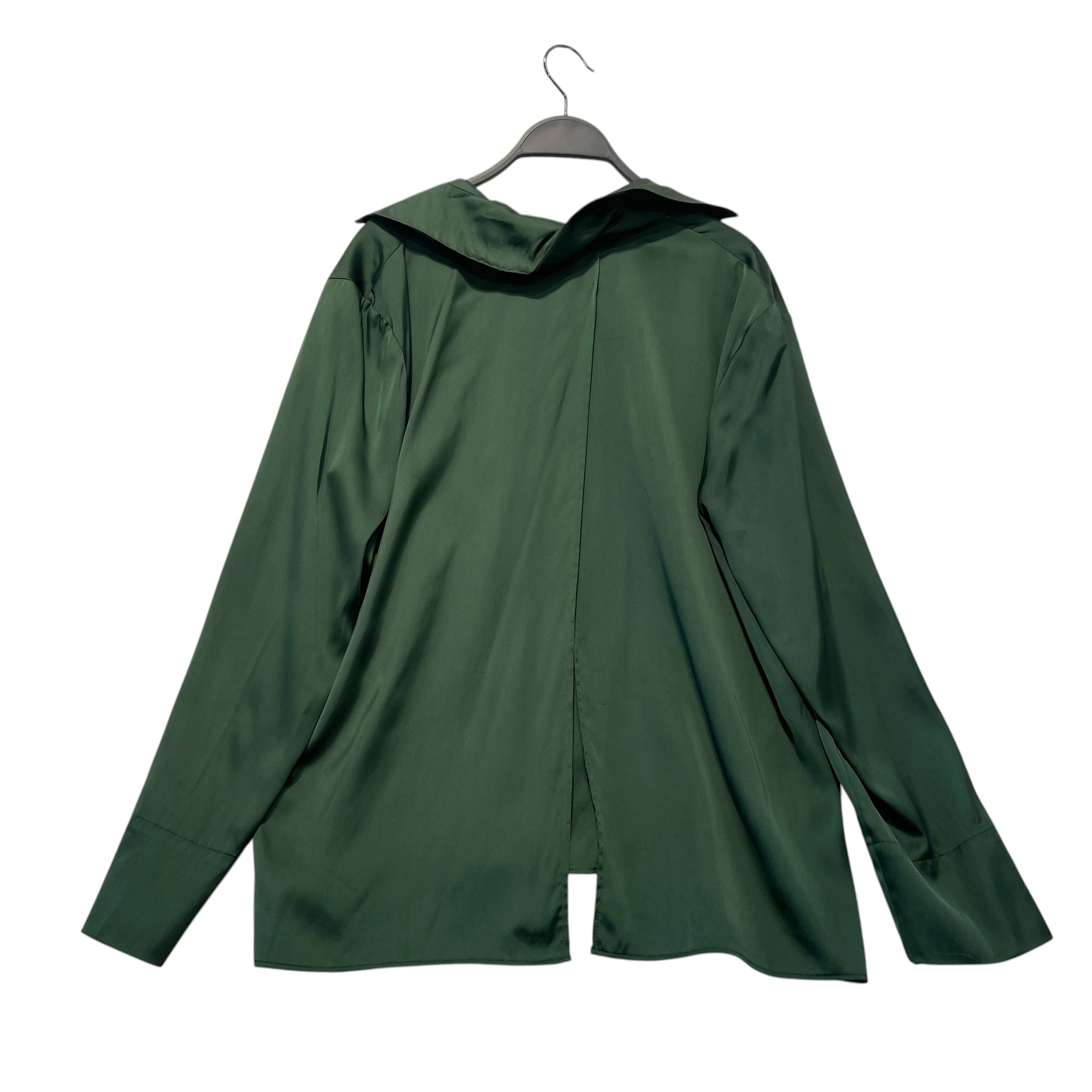 JACQUEMUS/LS Shirt/38/Silk/GRN/Gold Link Open Button view 2