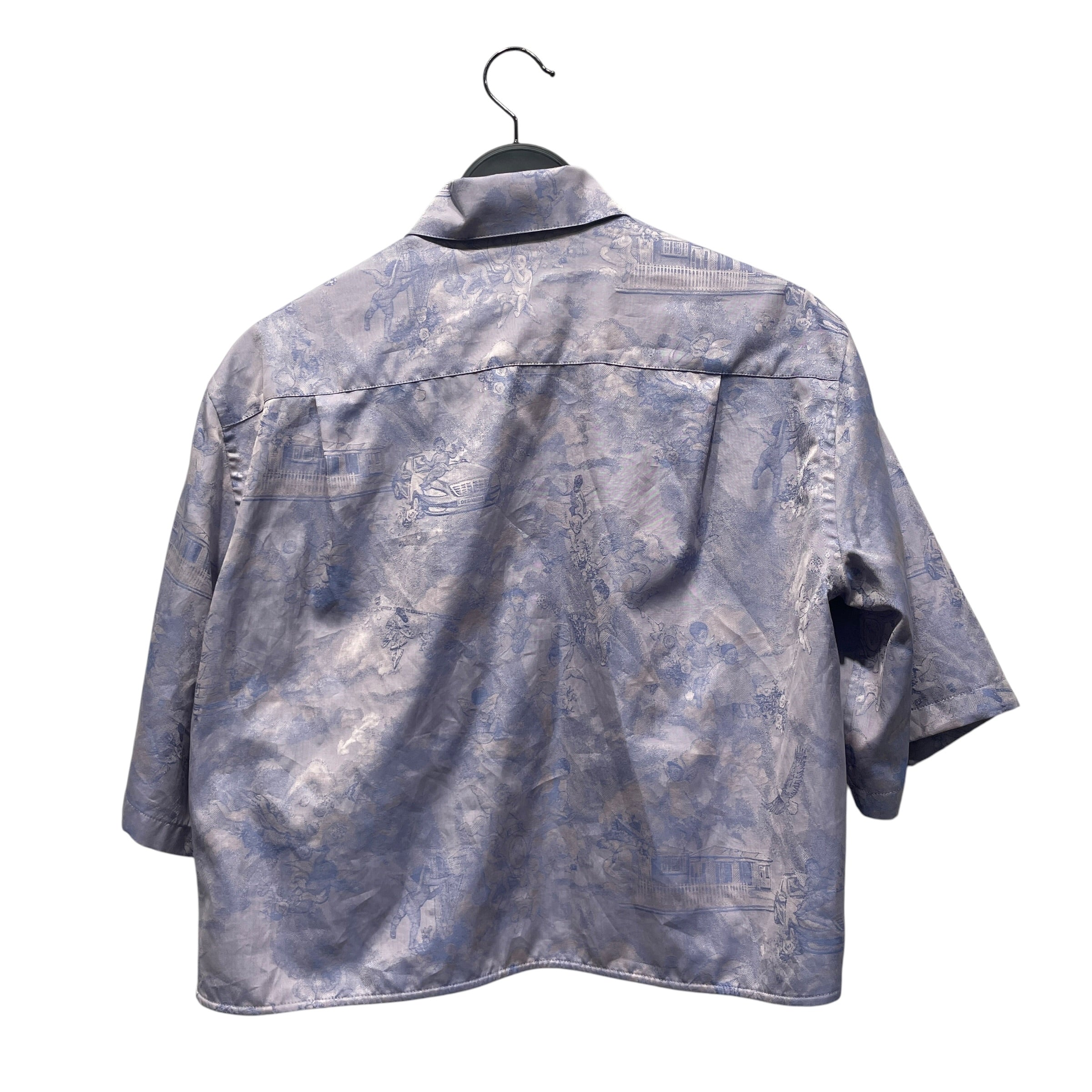 OFF-WHITE/SS Blouse/40/All Over Print/Polyester/PPL/ view 2