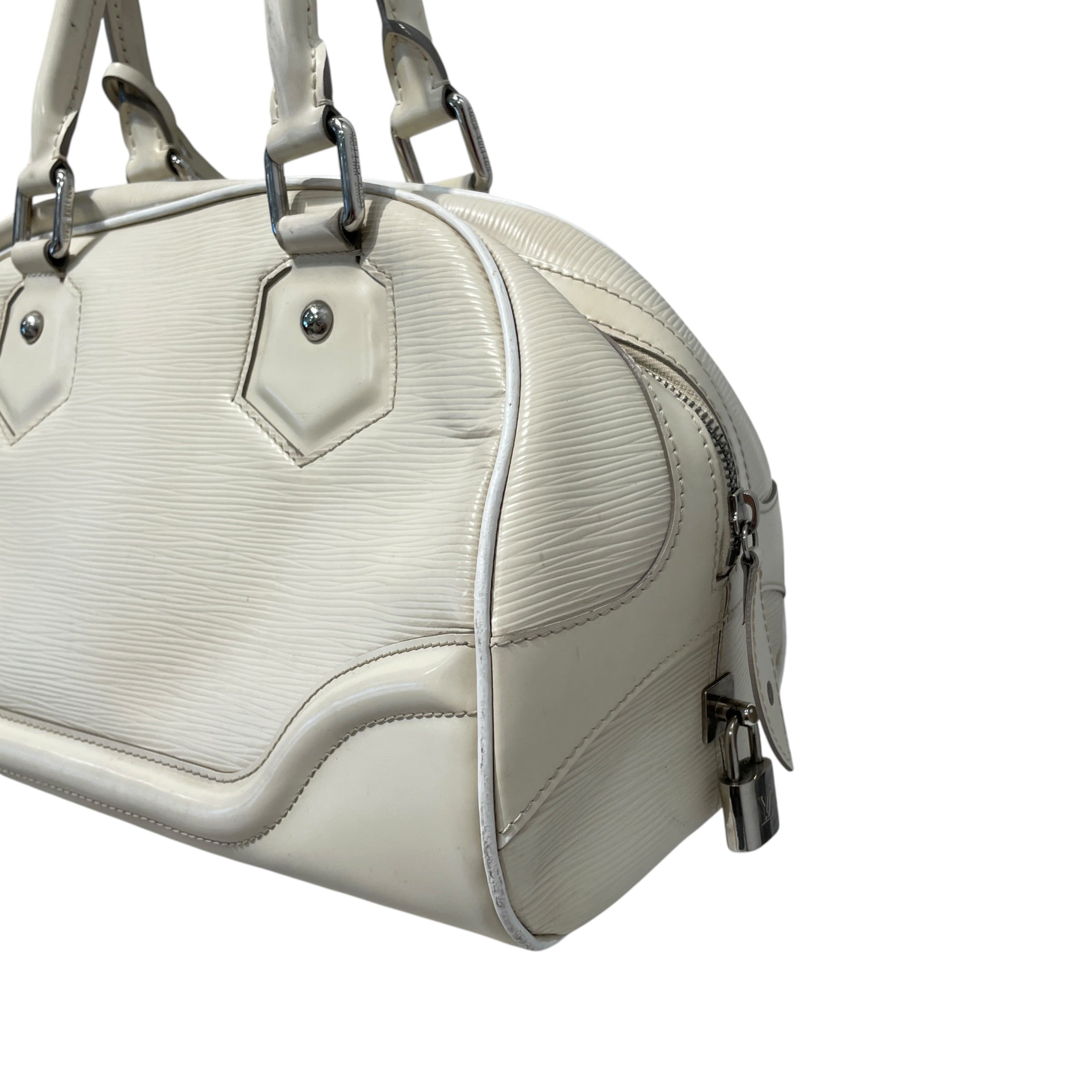 LOUIS VUITTON/Hand Bag/Leather/CRM/Epi Bowling Montaigne PM Bag view 4