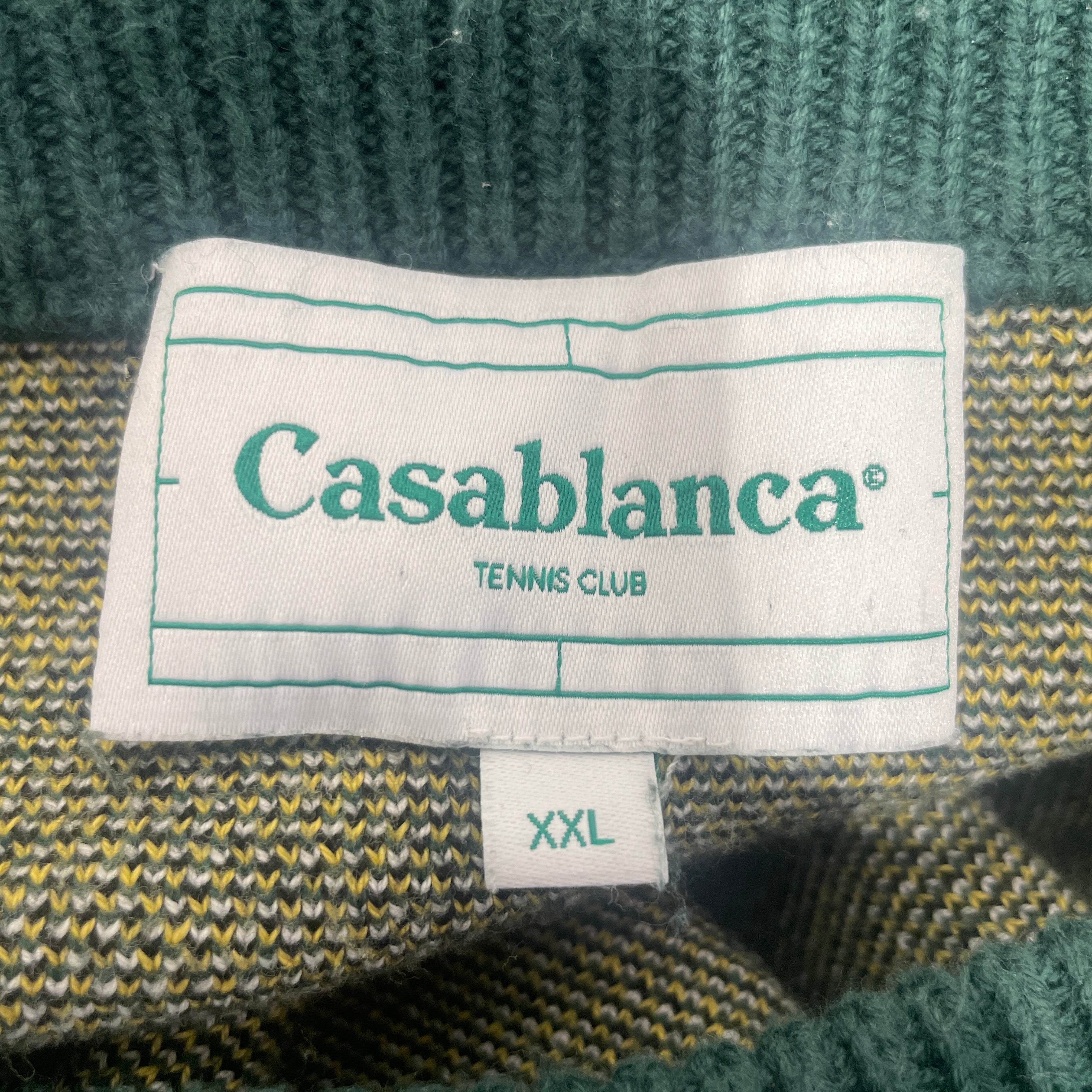 CASABLANCA/Sweater/XL/Cotton/GRN/ view 3