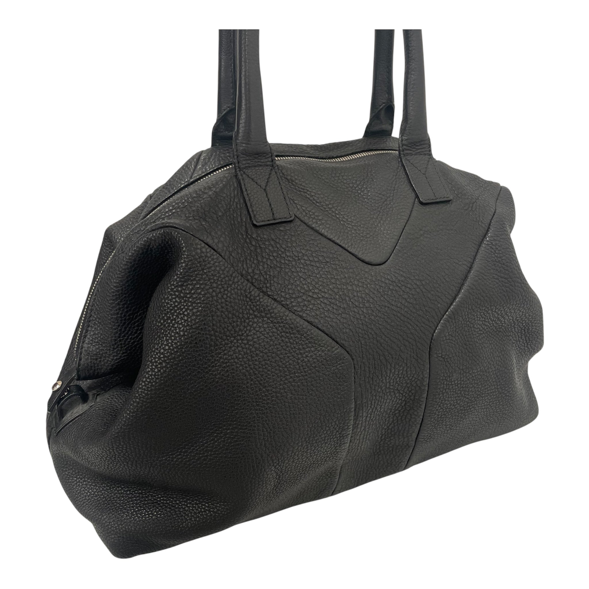 YVES SAINT LAURENT rive gauche/Hand Bag/Leather/BLK/208314-001993 view 5