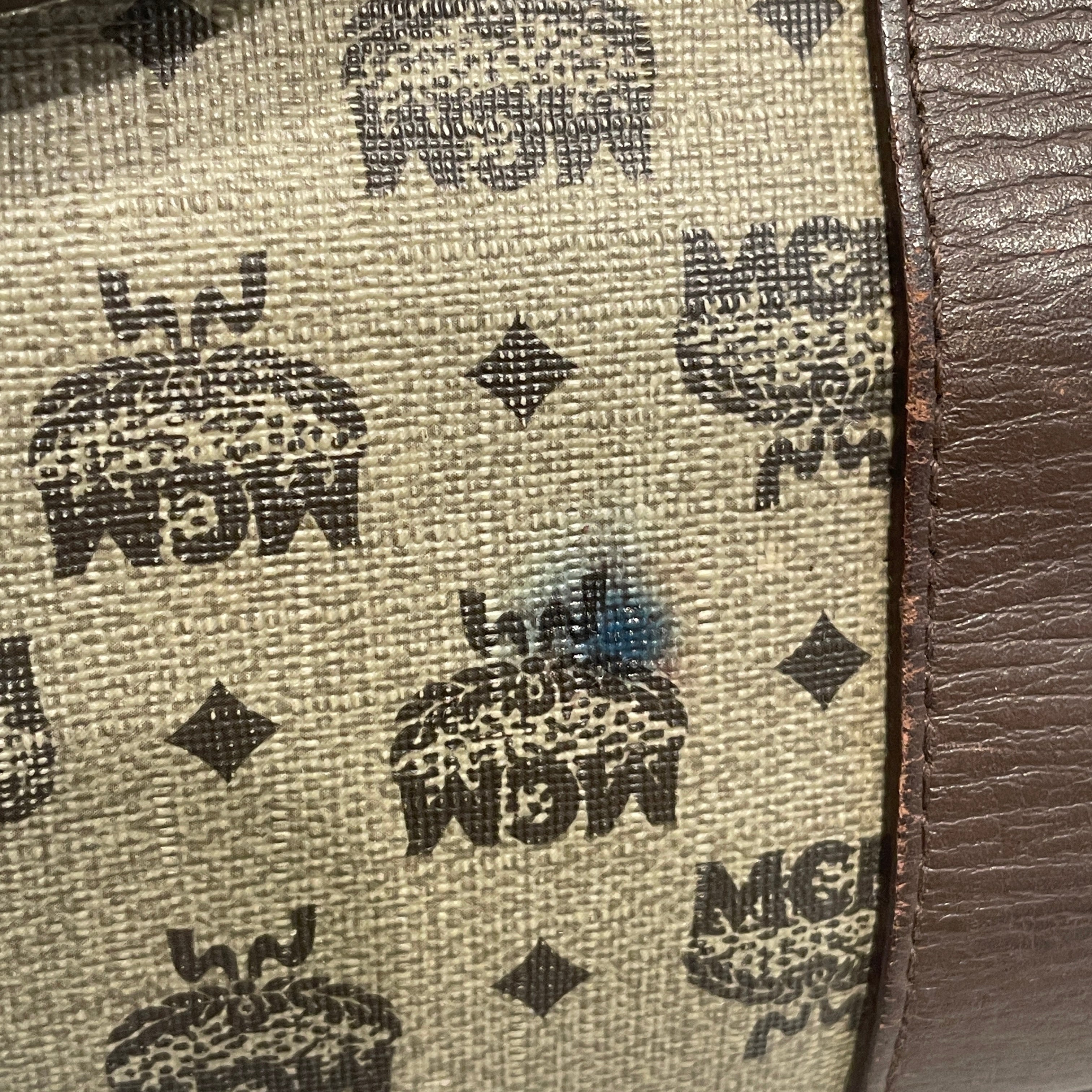 MCM/Bag/Monogram/Leather/BRW/brwn long strap view 7