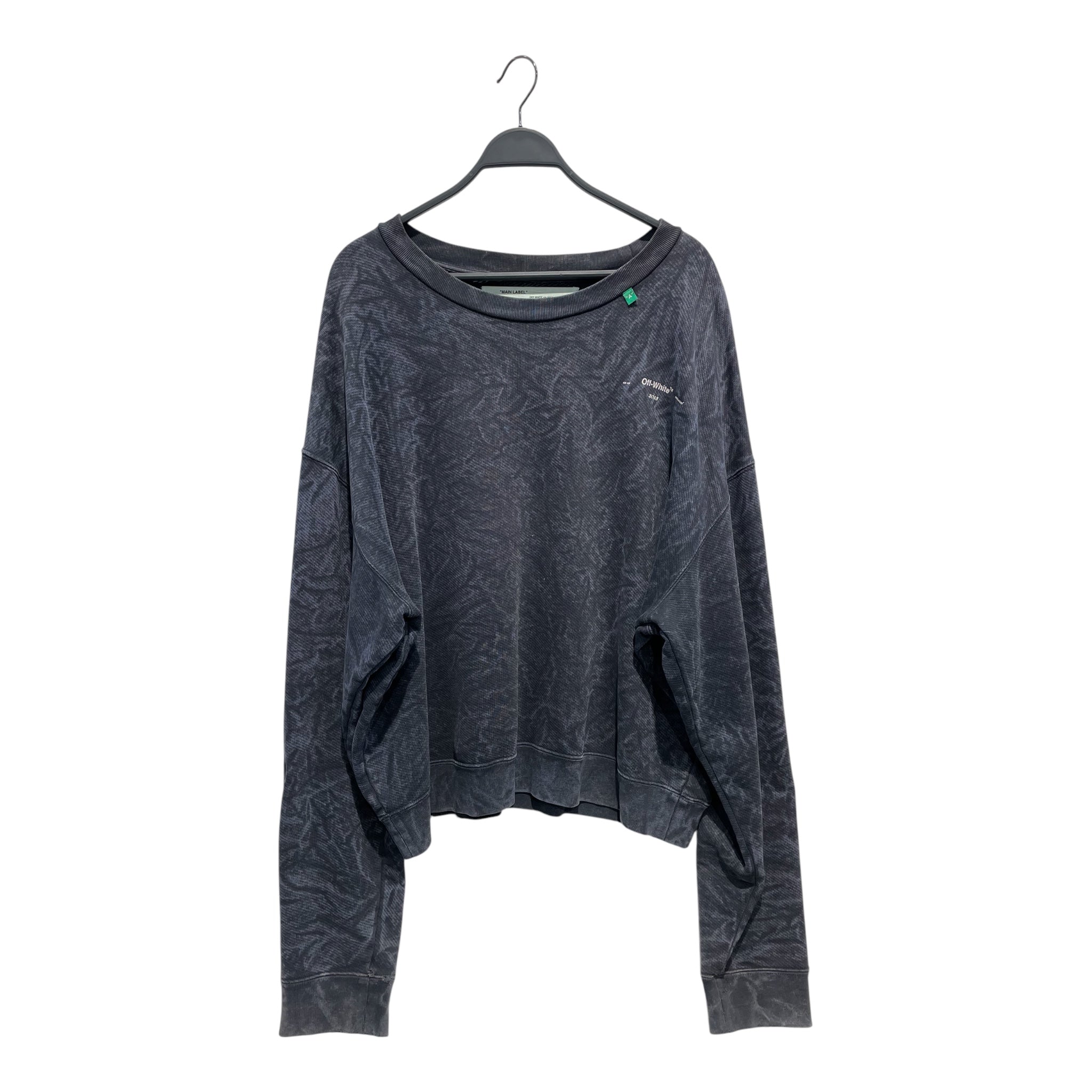 OFF-WHITE/Sweatshirt/XXL/Cotton/GRY/Volume Crewneck view 1