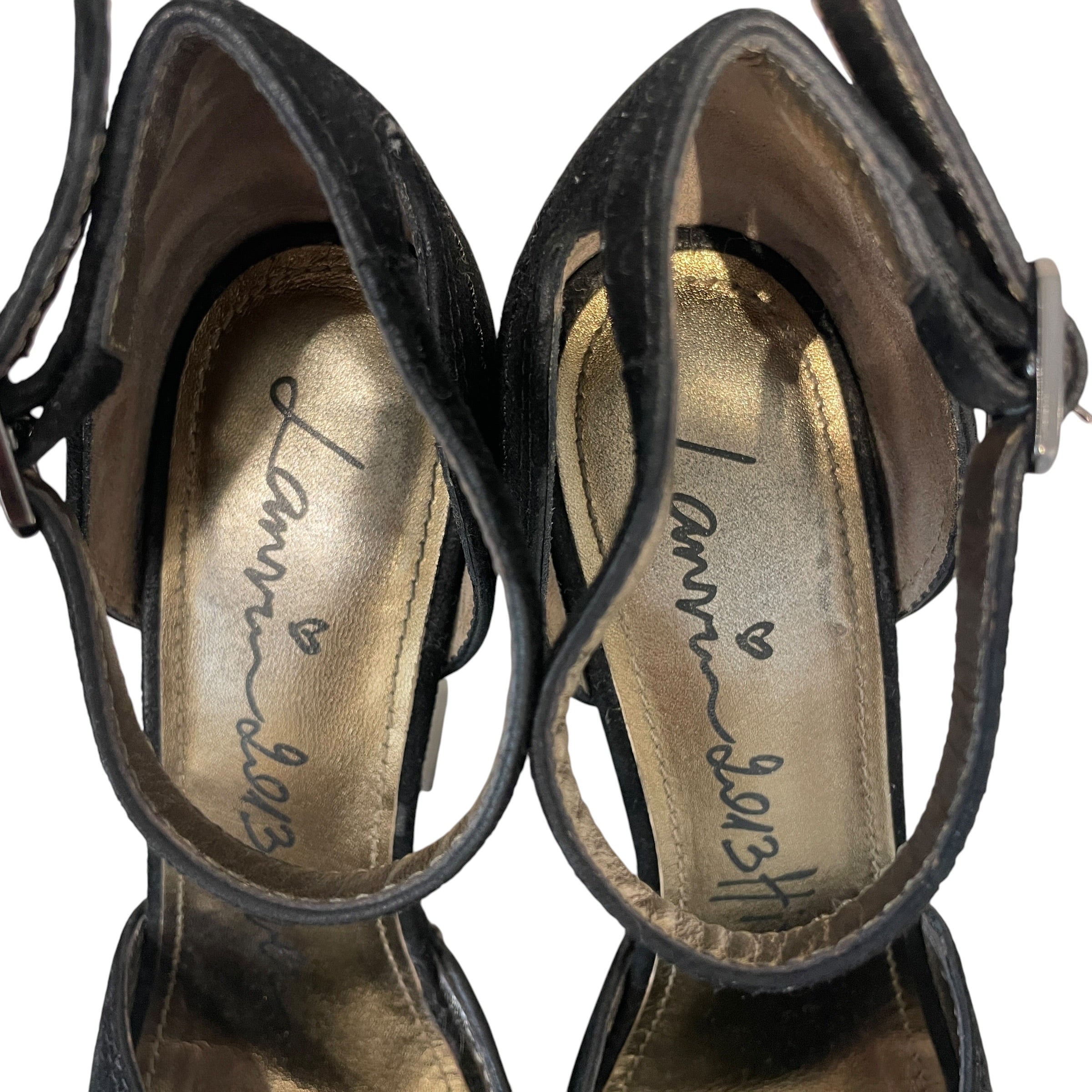 LANVIN/Heels/EU 38.5/Leather/BLK/ view 3
