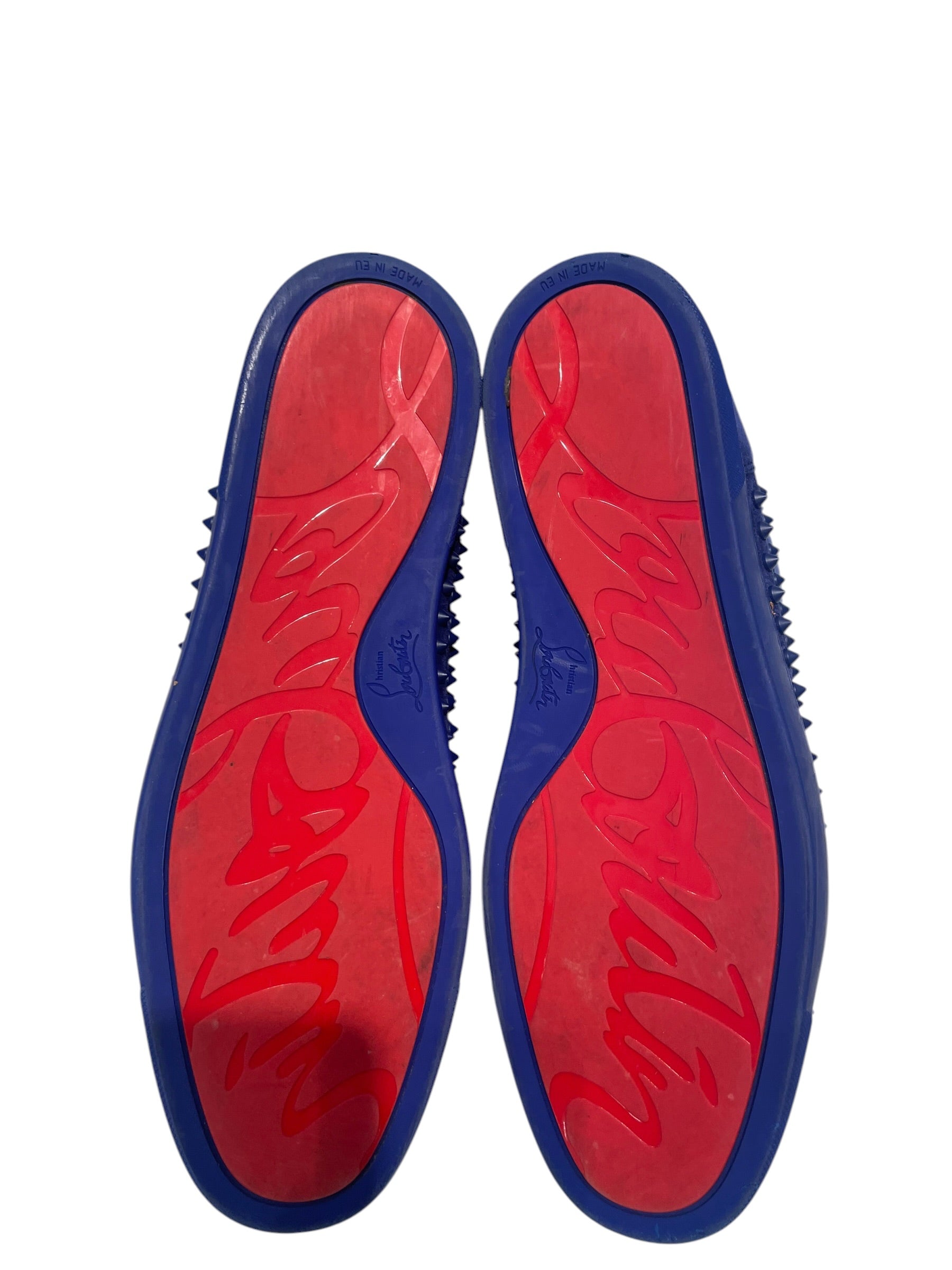 Christian Louboutin/Hi-Sneakers/EU 47.5/Suede/BLU/ view 6