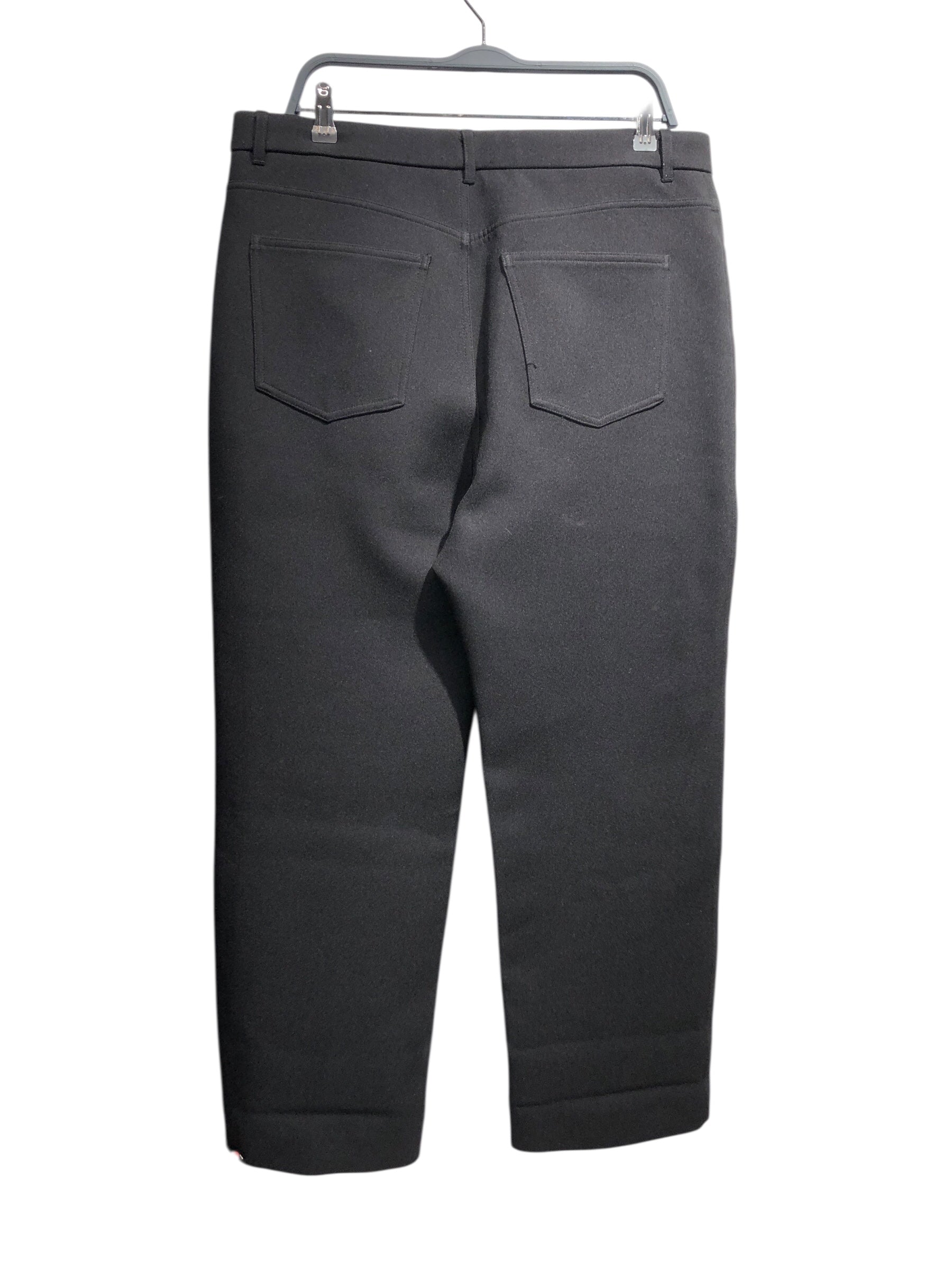 nanushka/Pants/33/Polyester/BLK/pleated wide trousers view 2