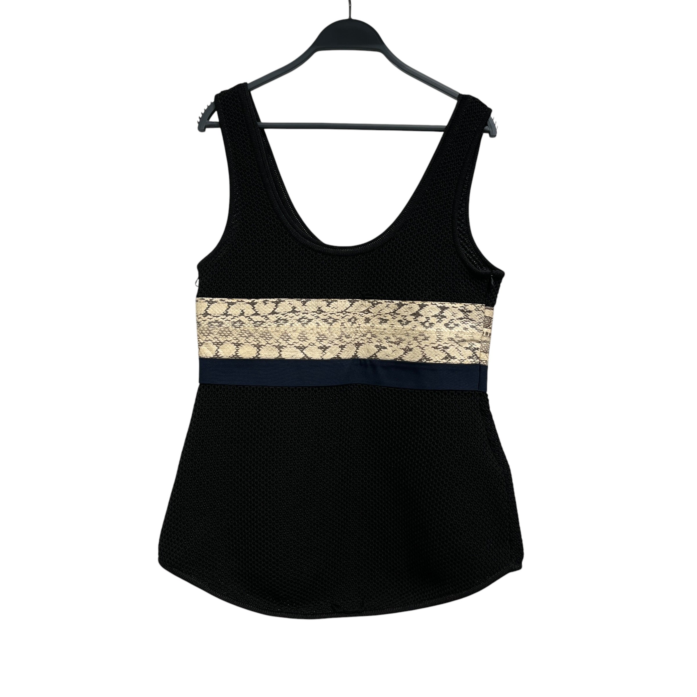PROENZA SCHOULER/Cut & Sew/M/Polyester/BLK/Snakeskin view 1