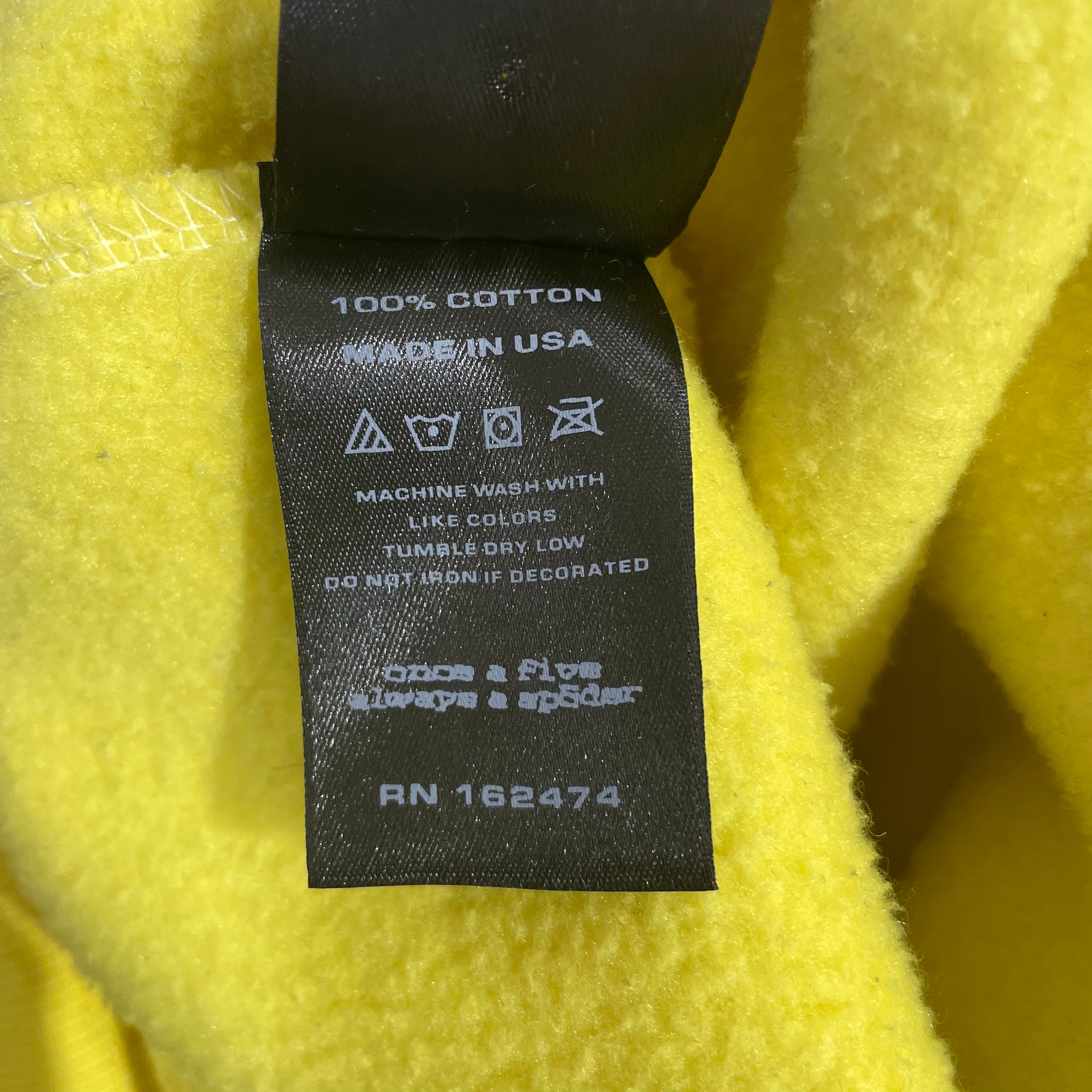 Sp5der/Hoodie/M/Graphic/Cotton/YEL/ view 4