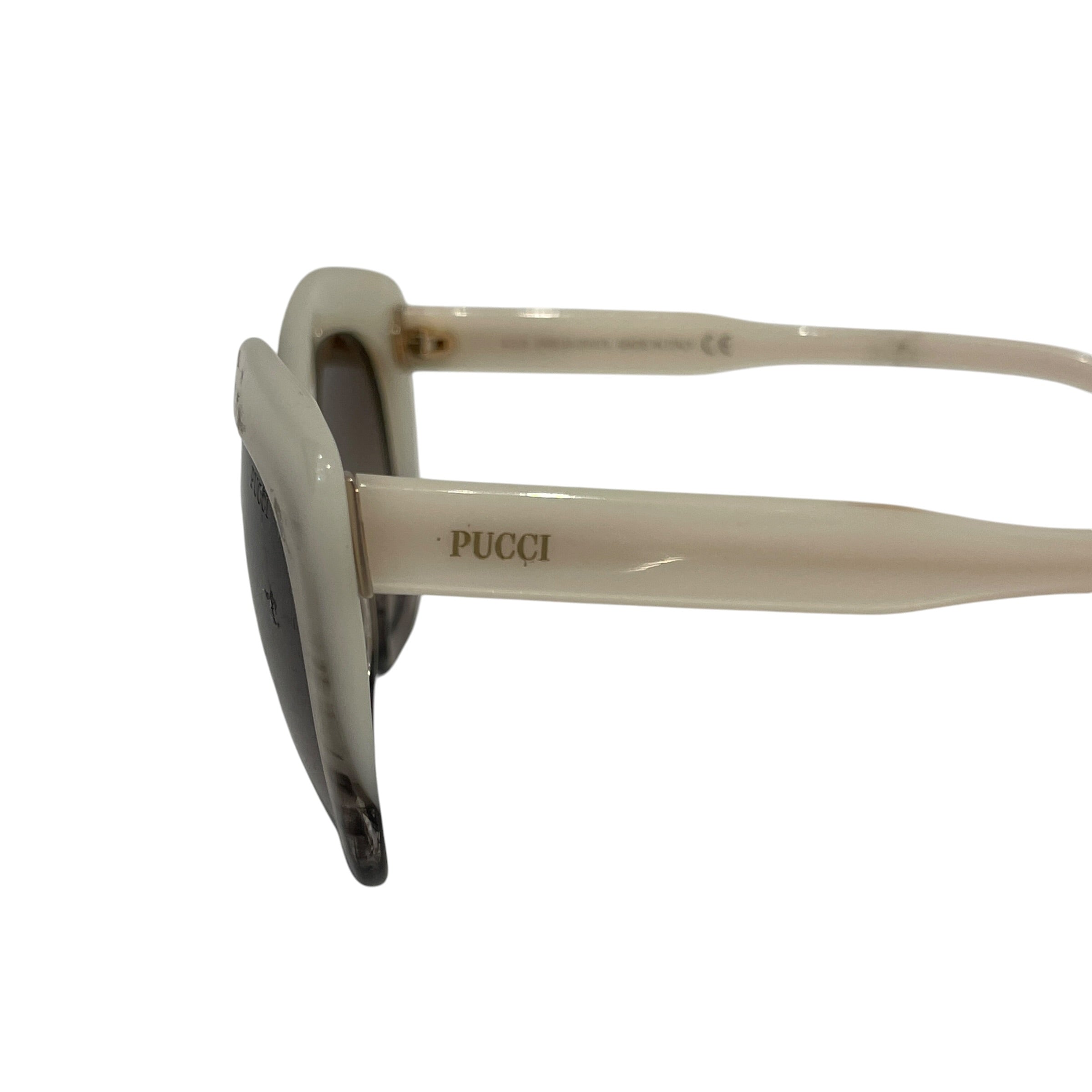 EMILIO PUCCI/Sunglasses/Plastic/CRM/ view 3