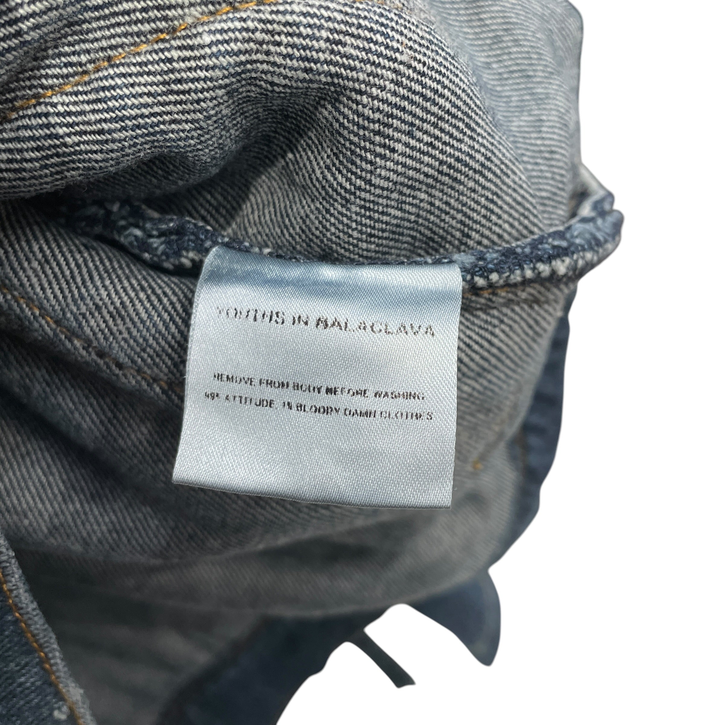 YOUTHS IN BALACLAVA/Denim Jkt/L/Denim/BLU/"GODSTAR" embroidered view 5